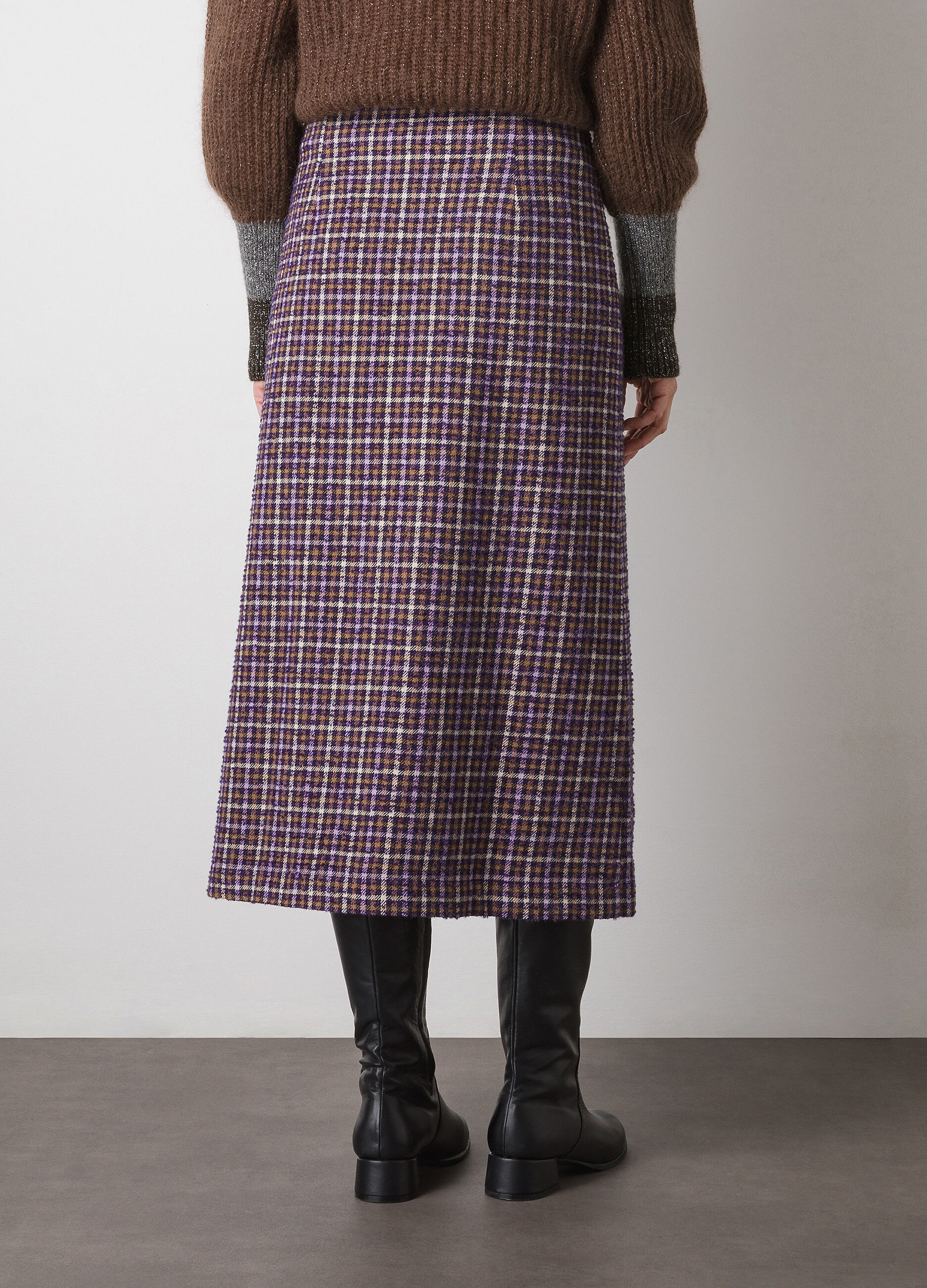 Wool-blend wrap-around skirt_1