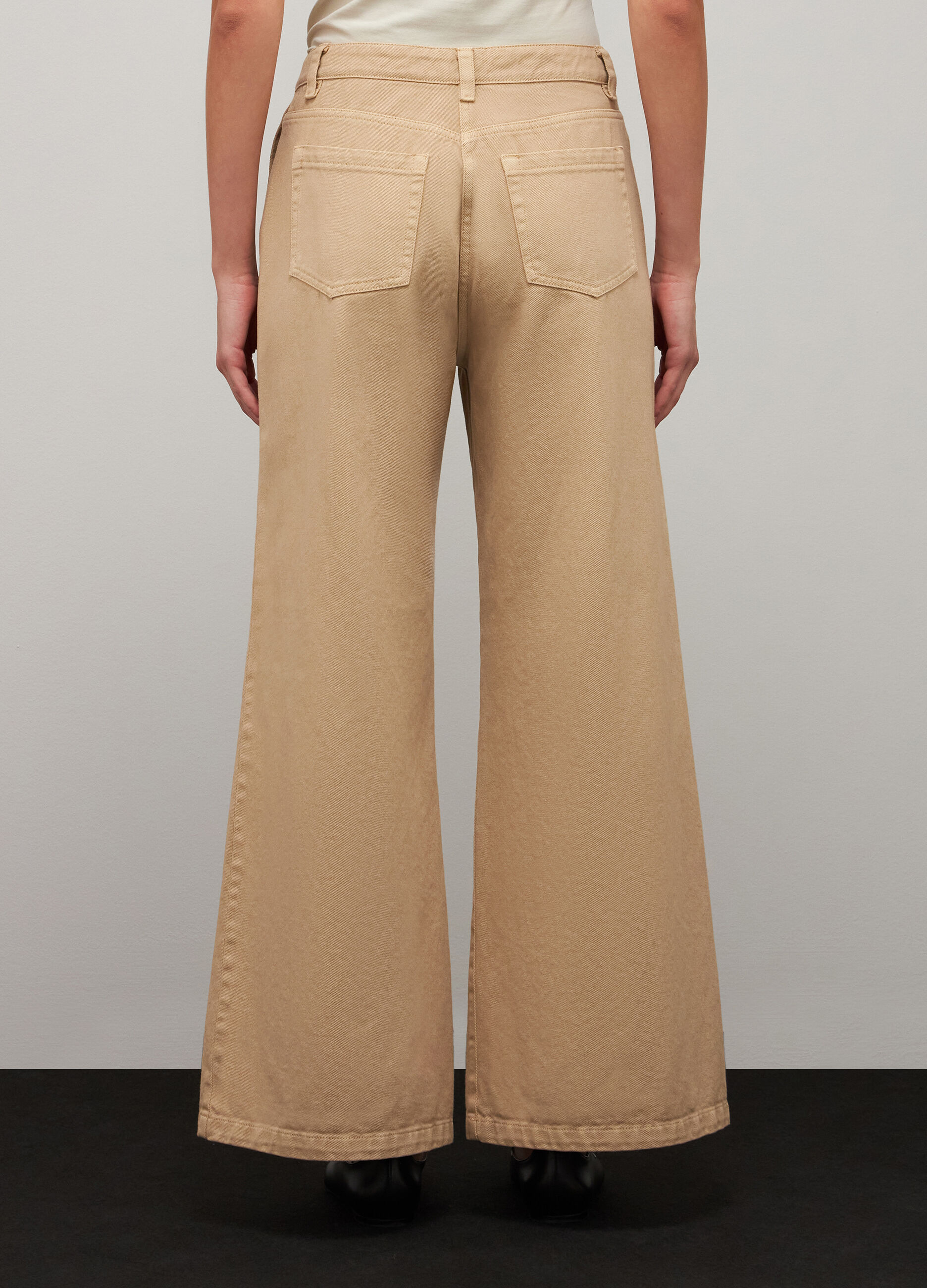 Wide trousers in pure cotton_2