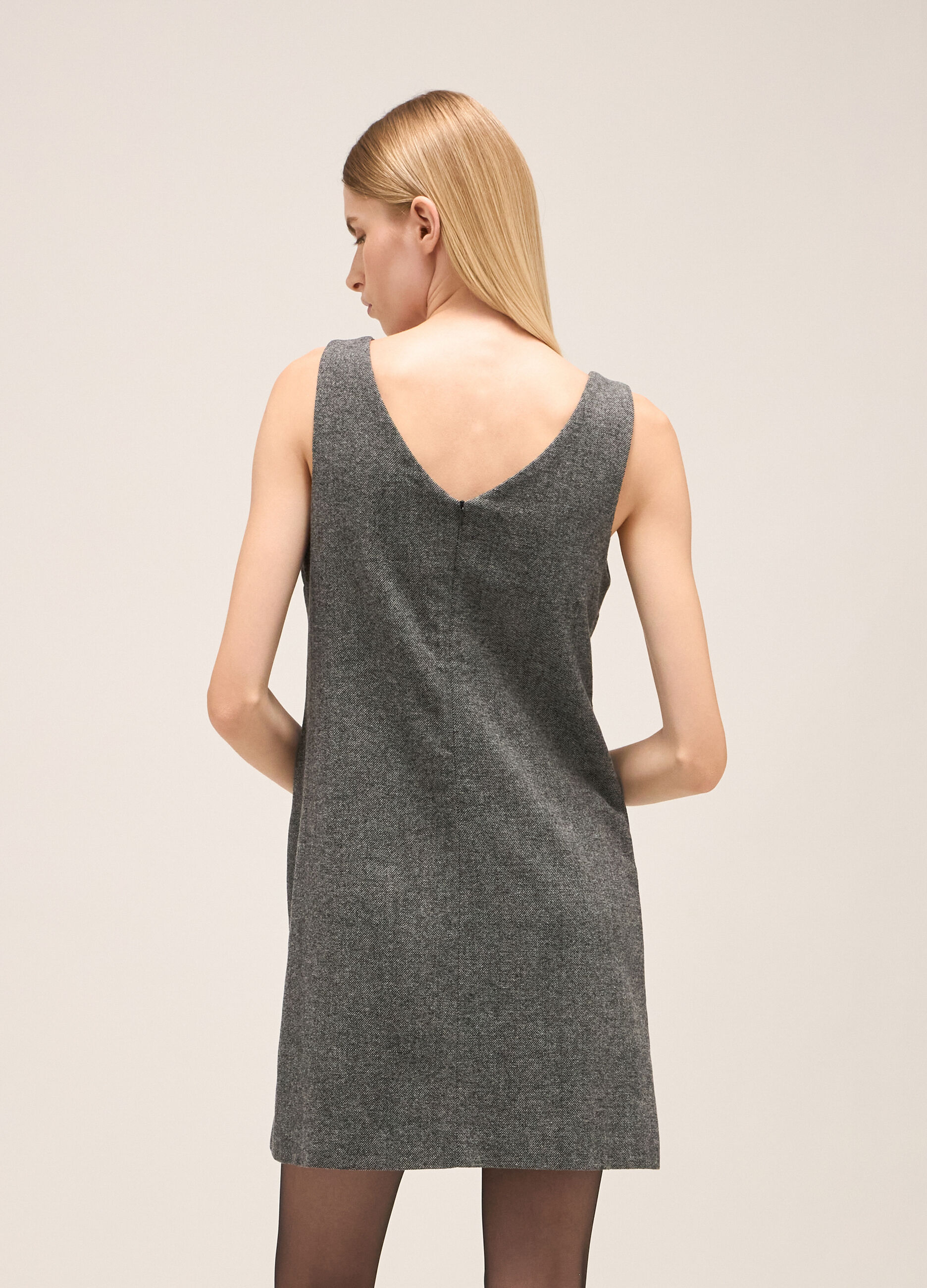 Robe courte en tweed