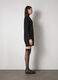 Short tricot turtleneck dress _3