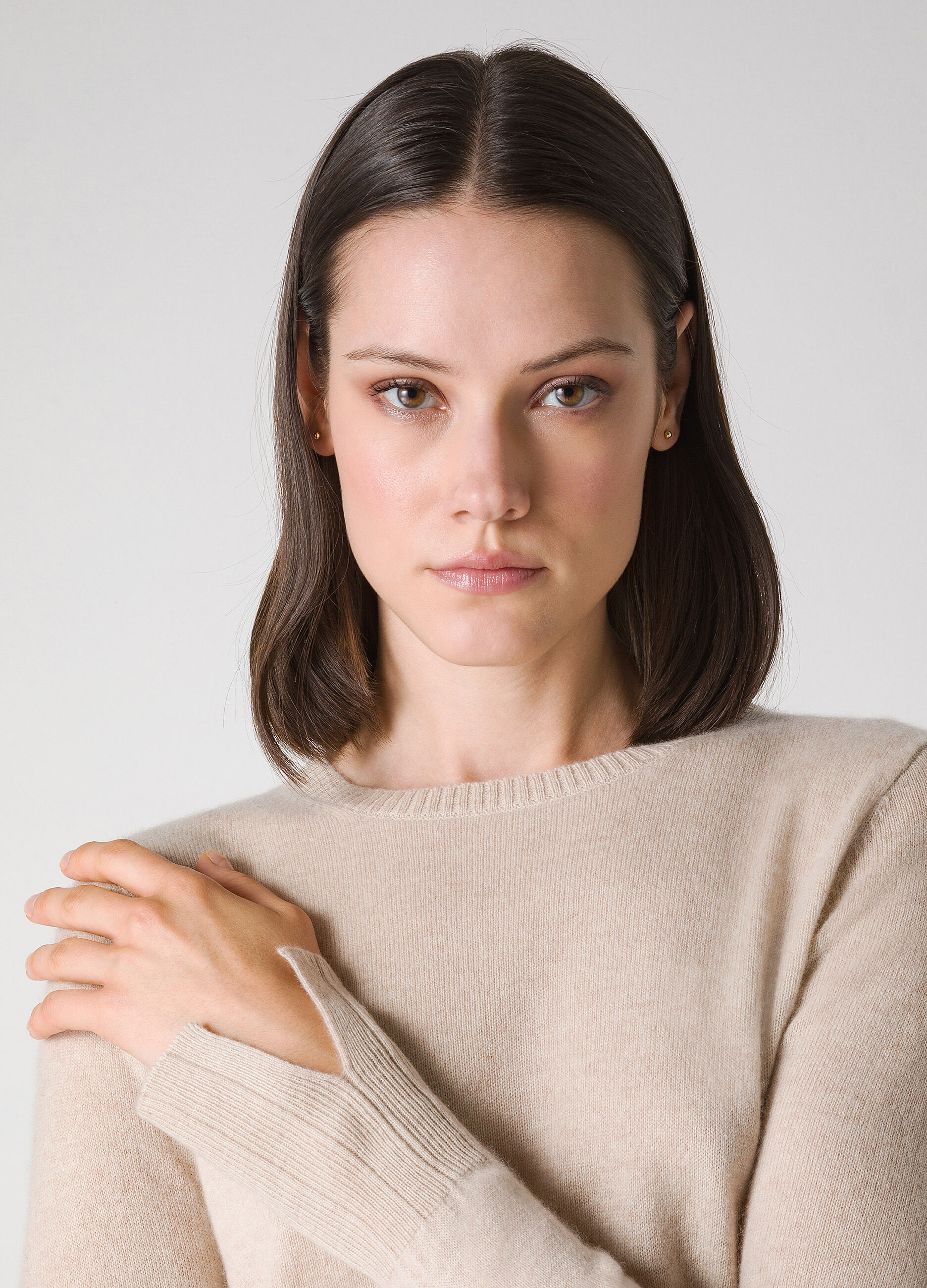 Pure cashmere tricot pullover _2