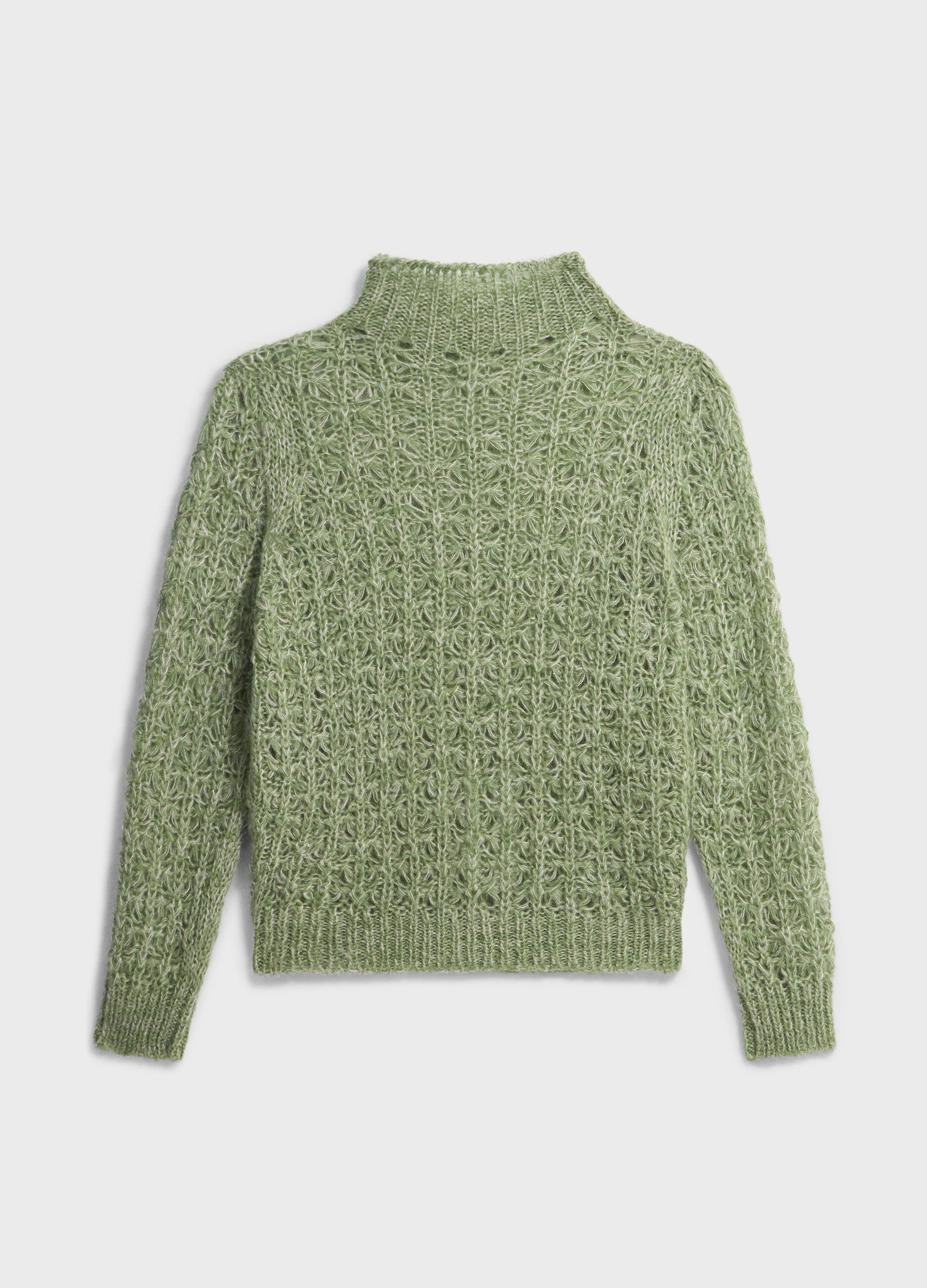 Gros pull en mohair mélangé