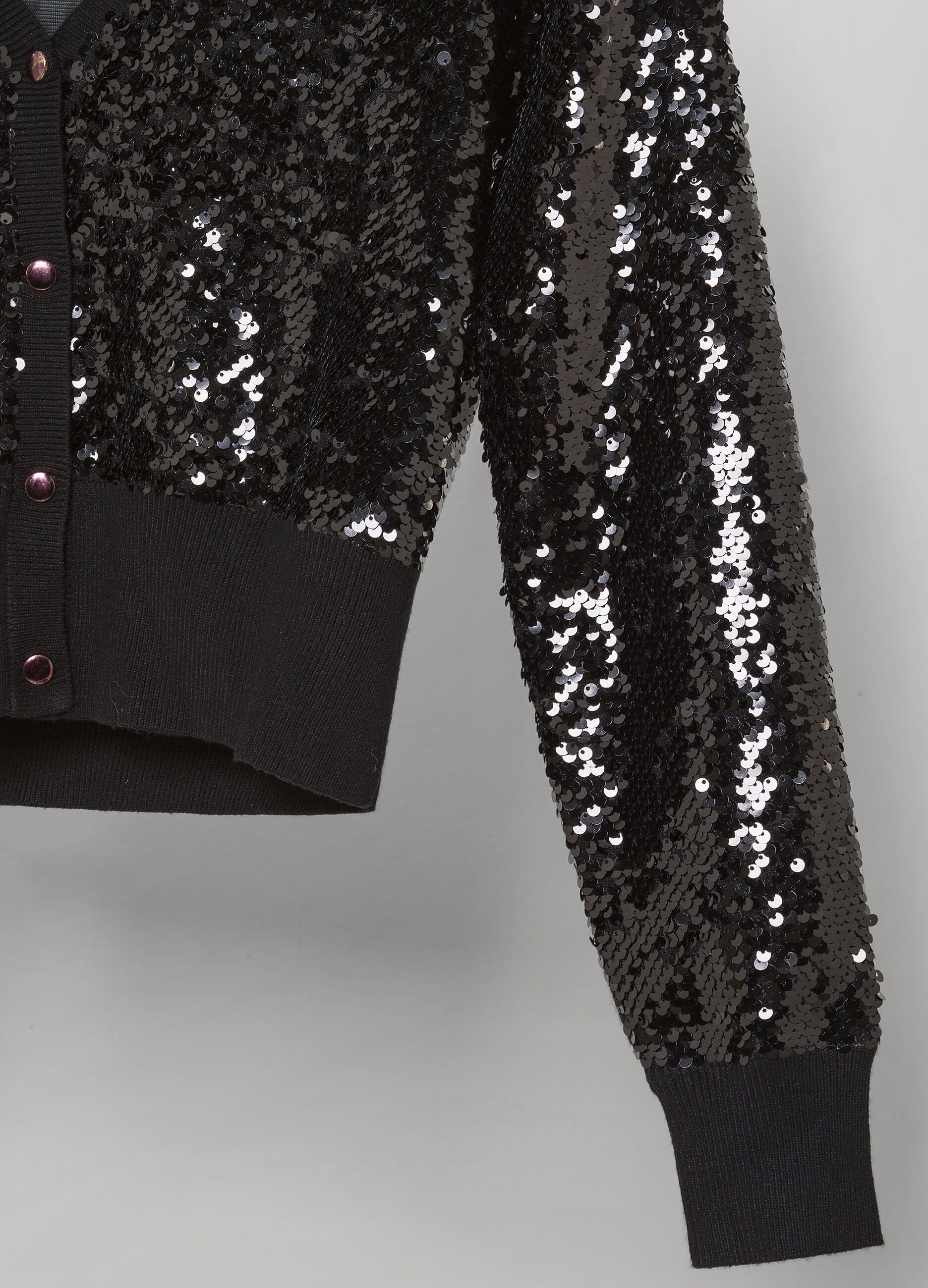 Black sequin cardigan_6