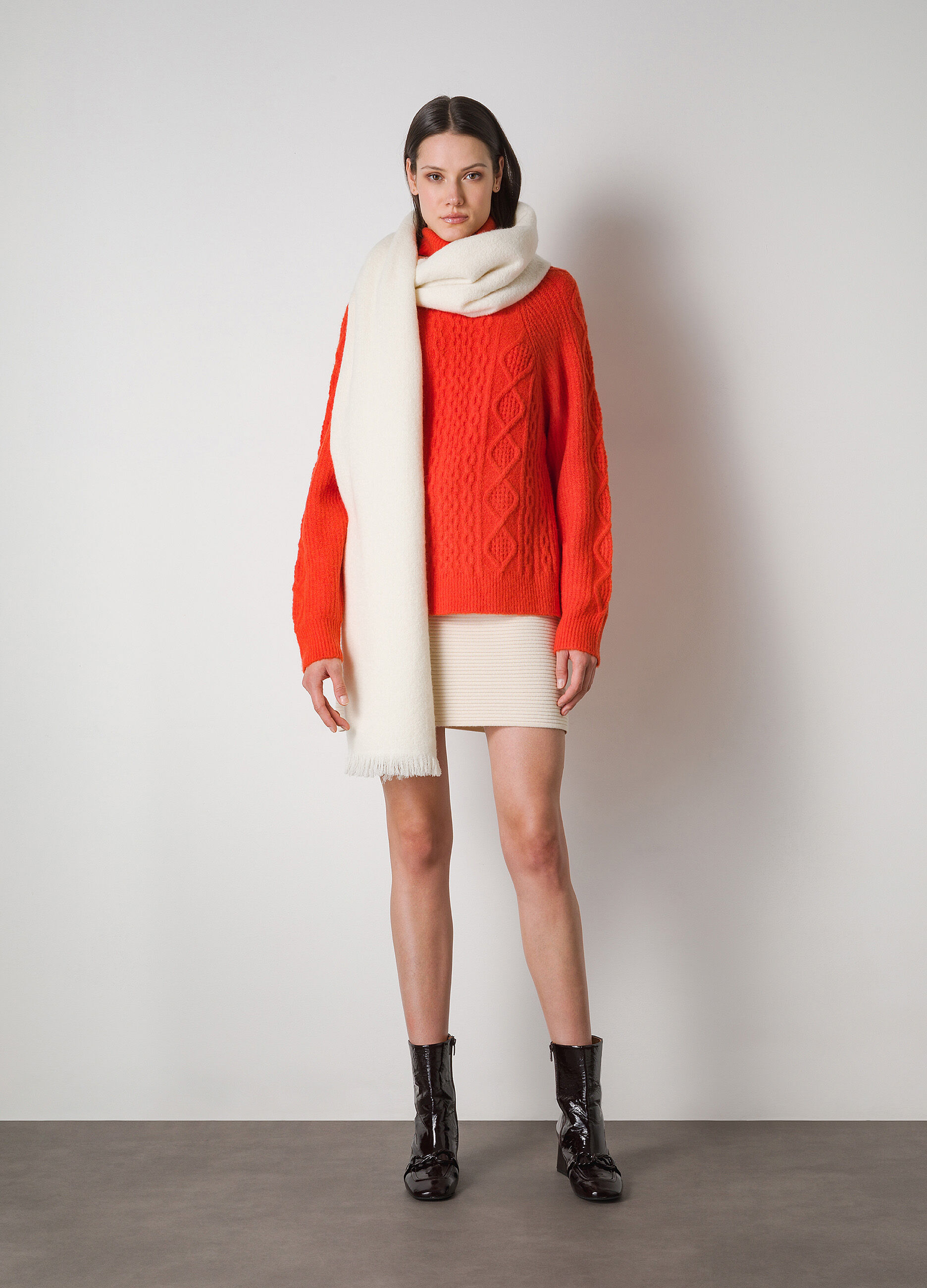 Wool-blend tricot pullover _0