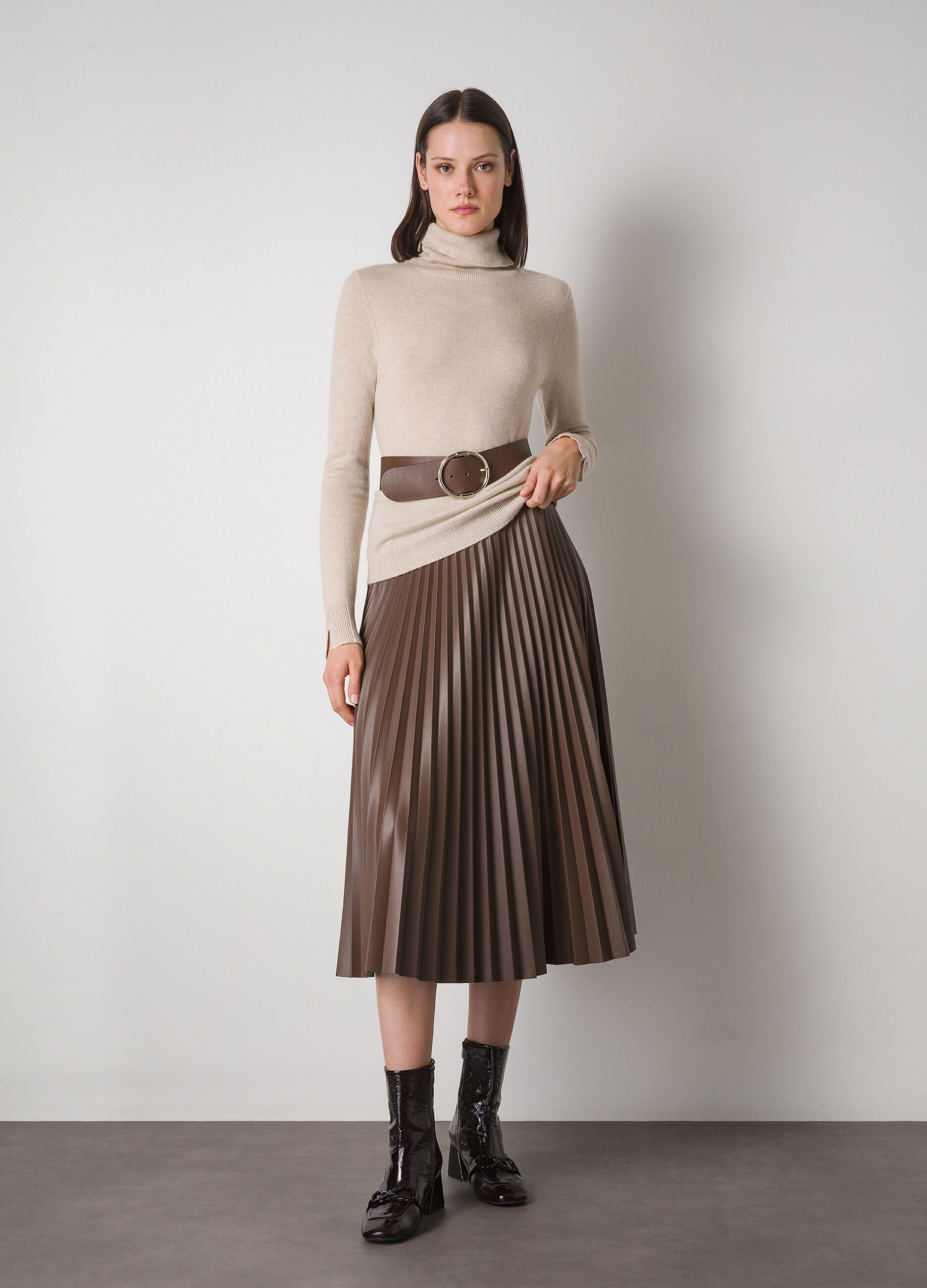 Pure cashmere turtleneck