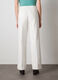 Palazzo pants in pure cotton twill_1