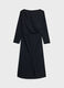 Midi dress with draping_5