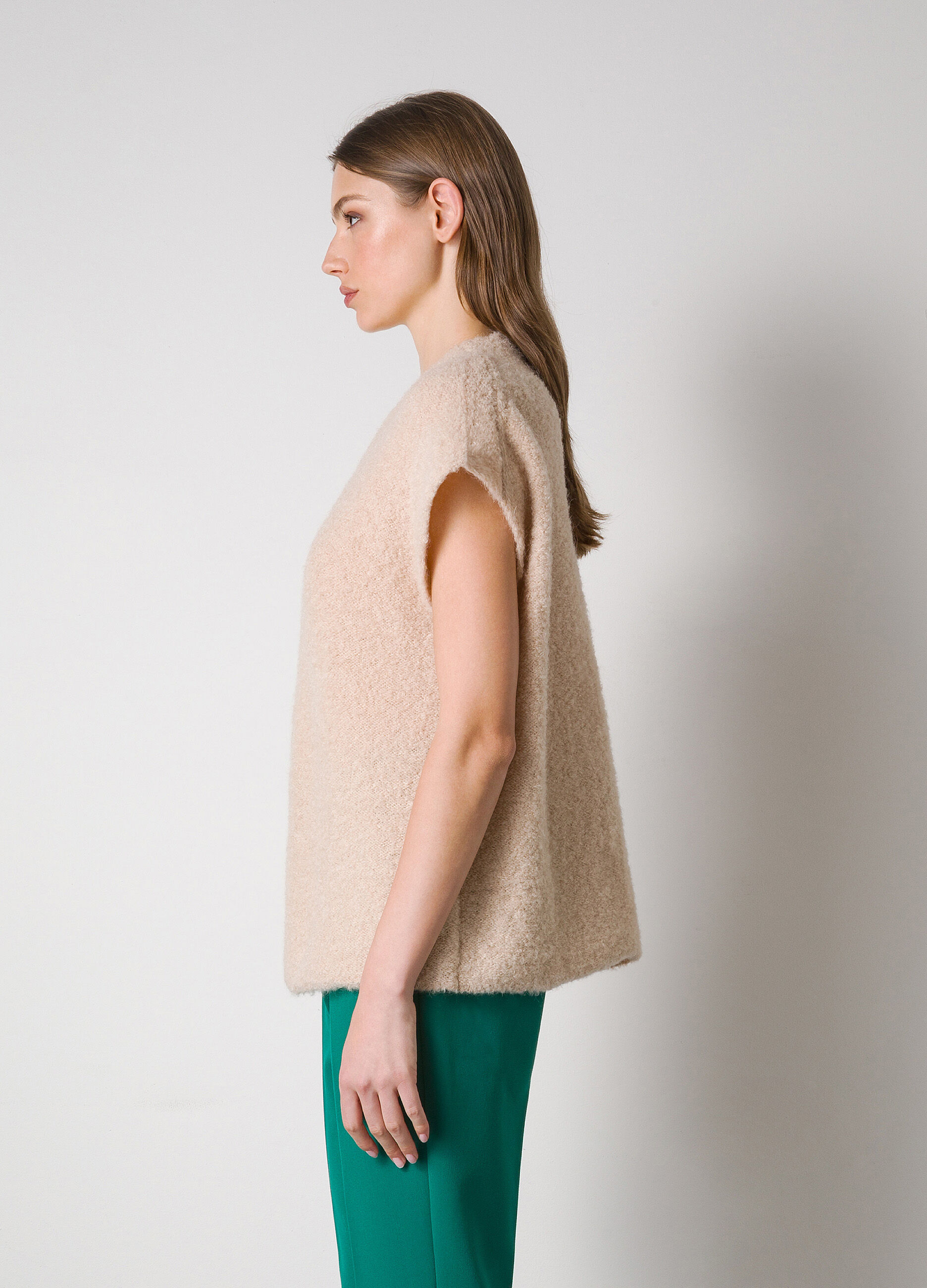 Mohair wool blend tricot waistcoat_3