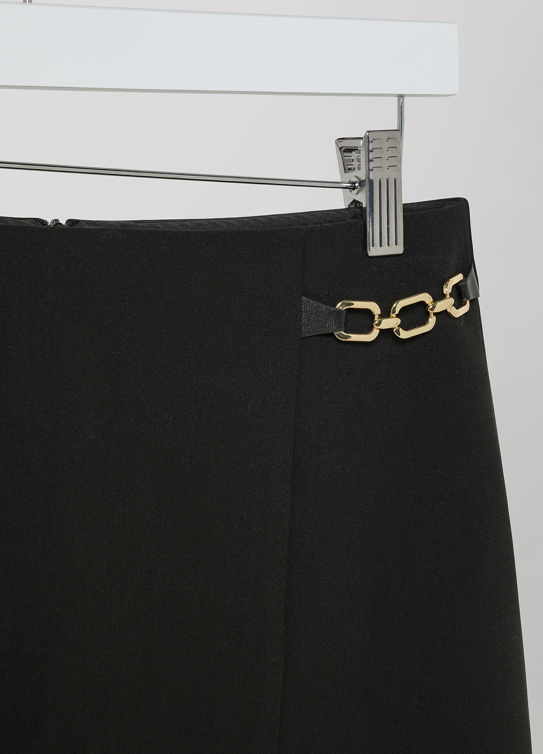 High-waisted miniskirt with strap_6