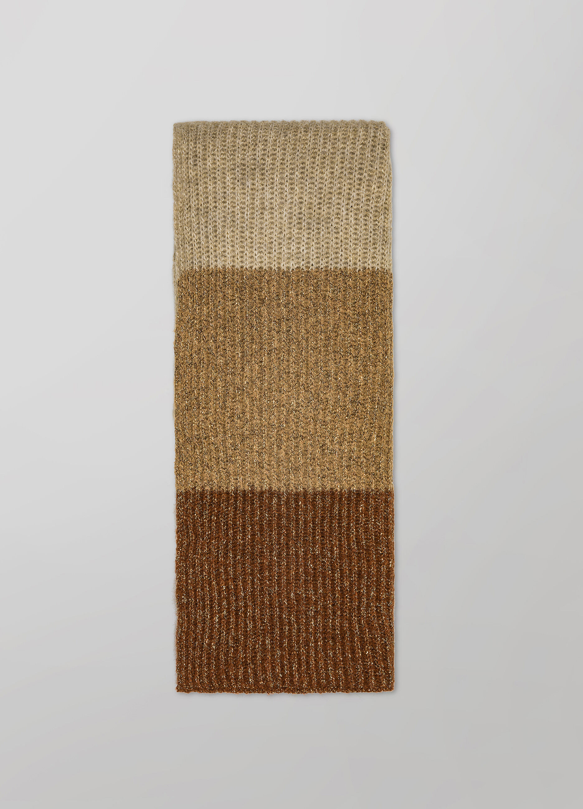 Sciarpa tricot in misto lana e filo lurex_1