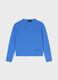 Crew-neck sweater in merino wool and cashmere_0