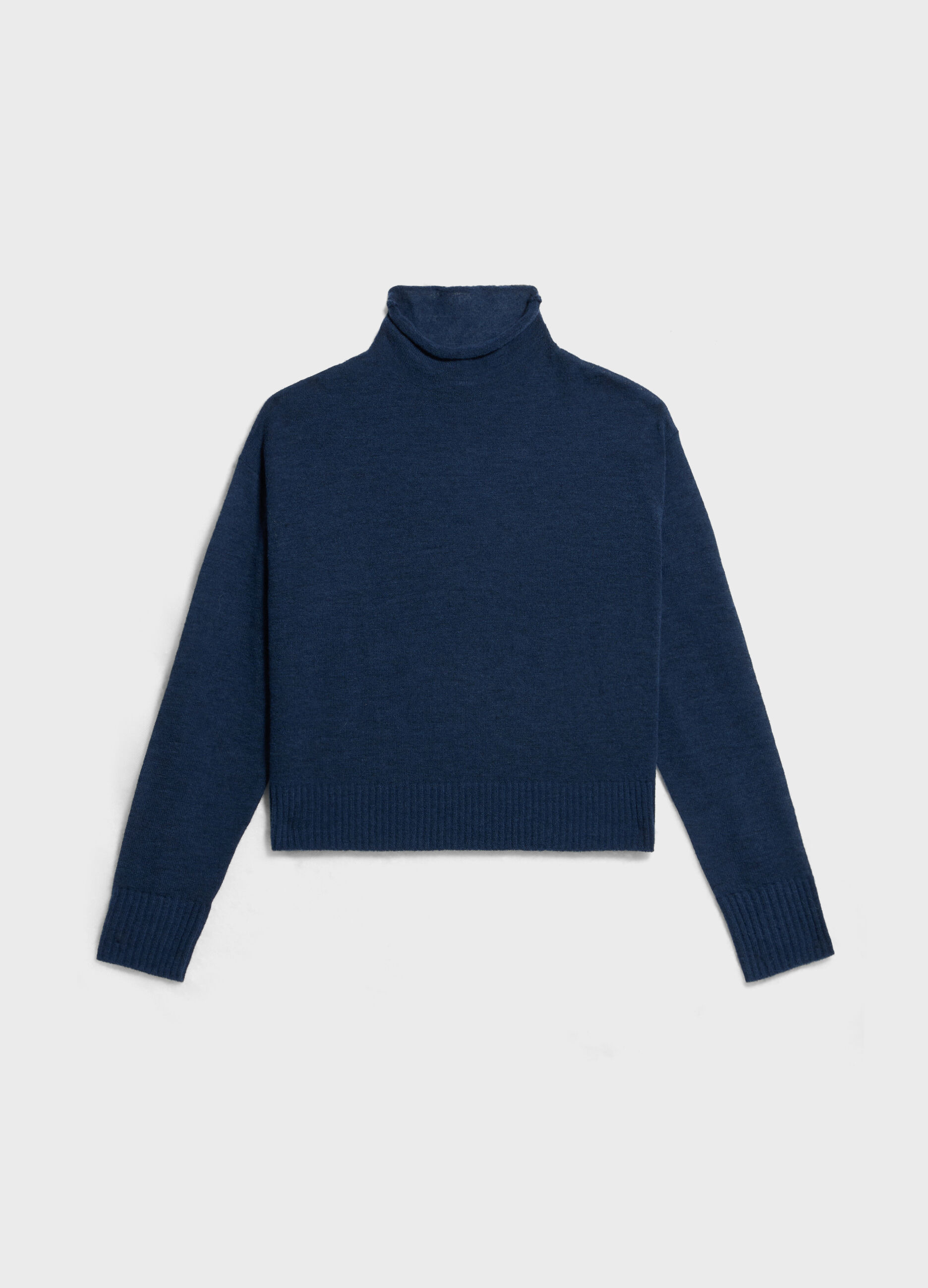 Gros pull à col montant