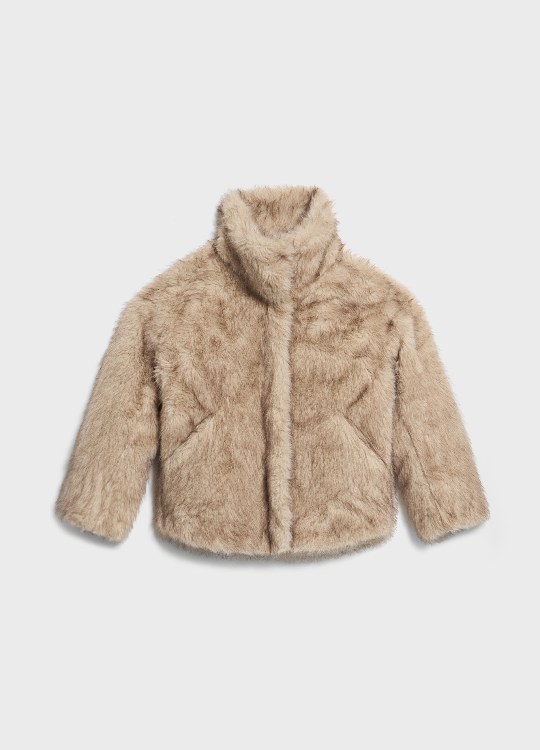 Blouson en fausse fourrure
