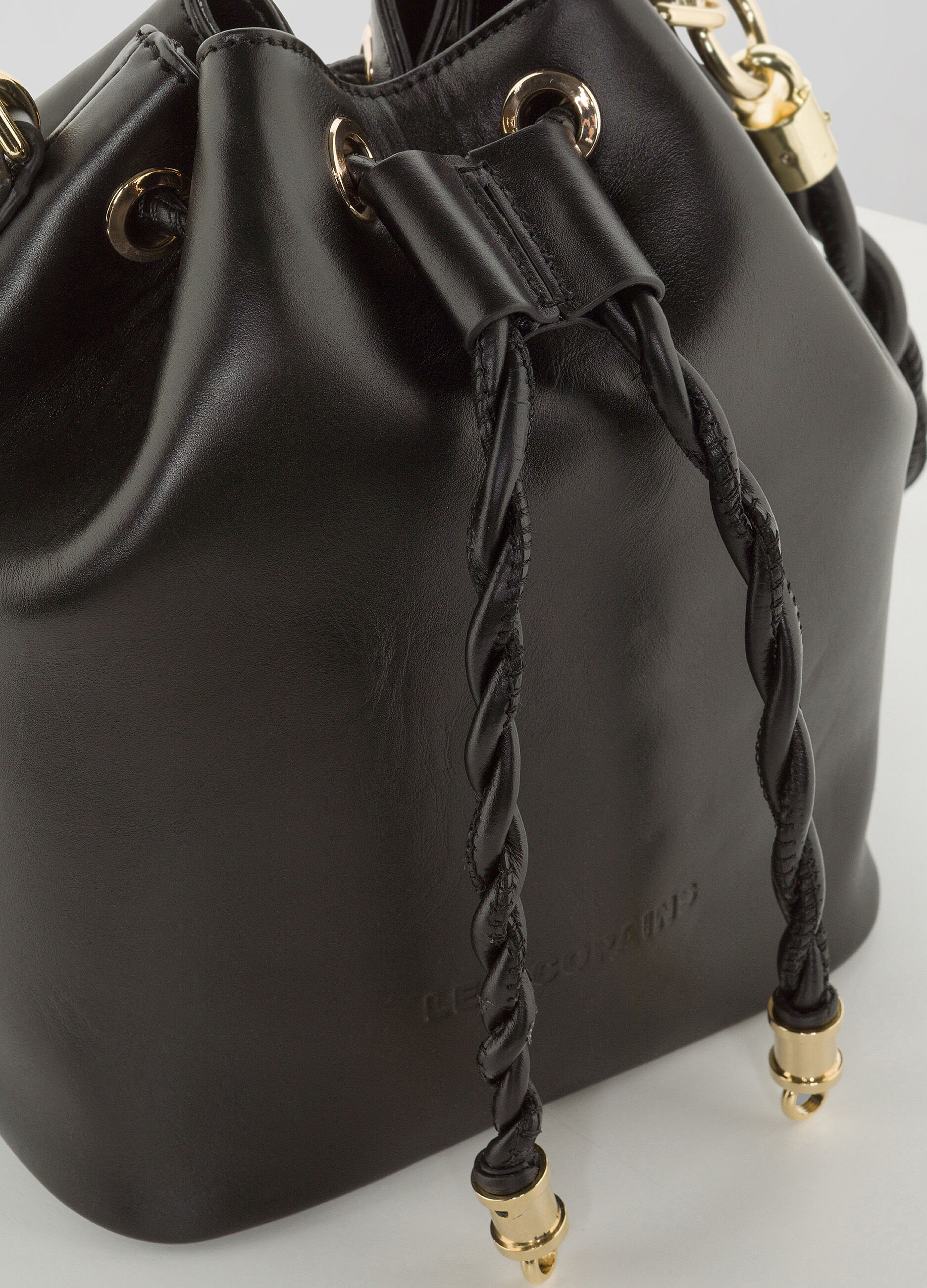 Real leather bucket bag_2