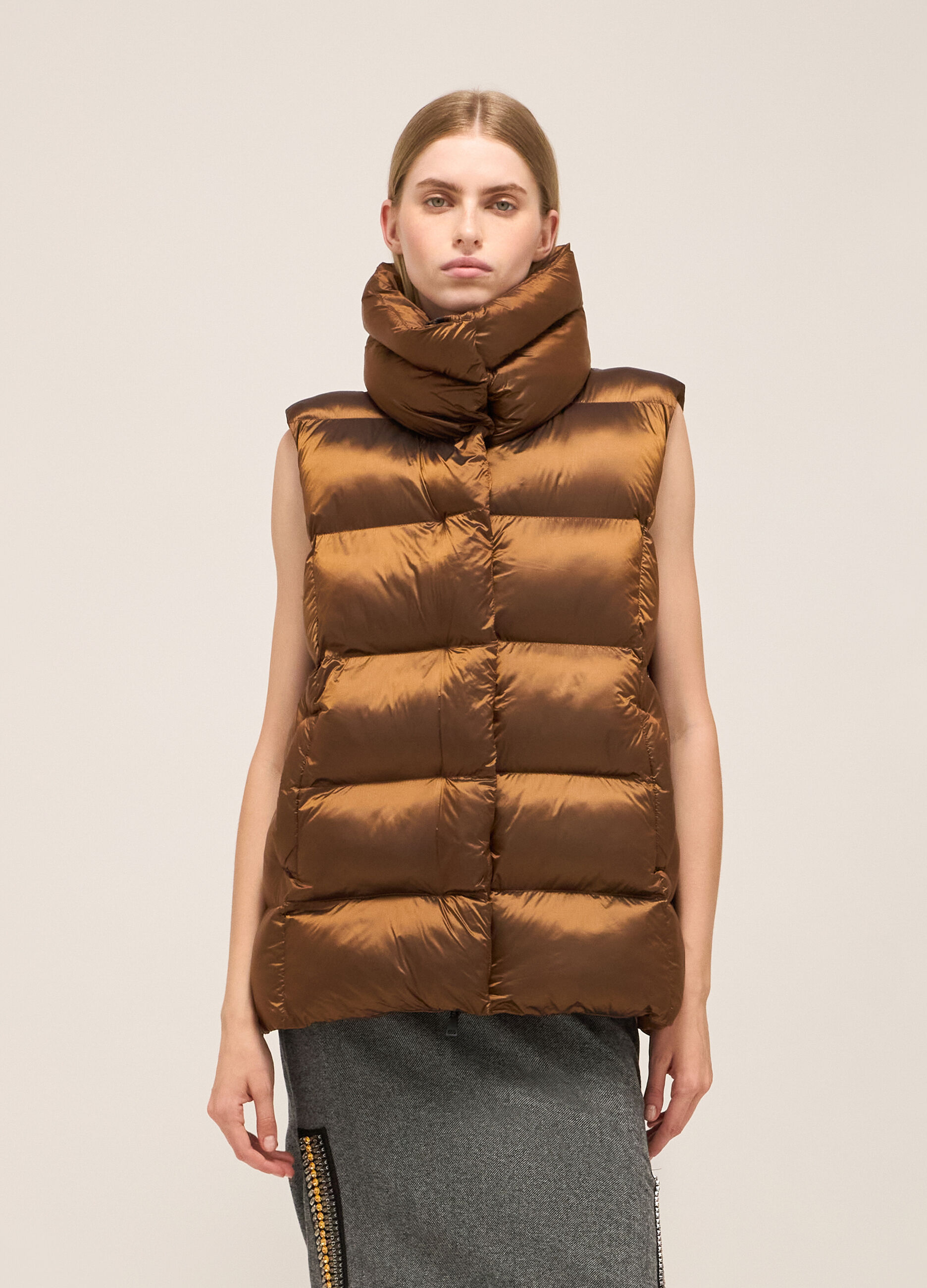 Gilet oversize matelassé