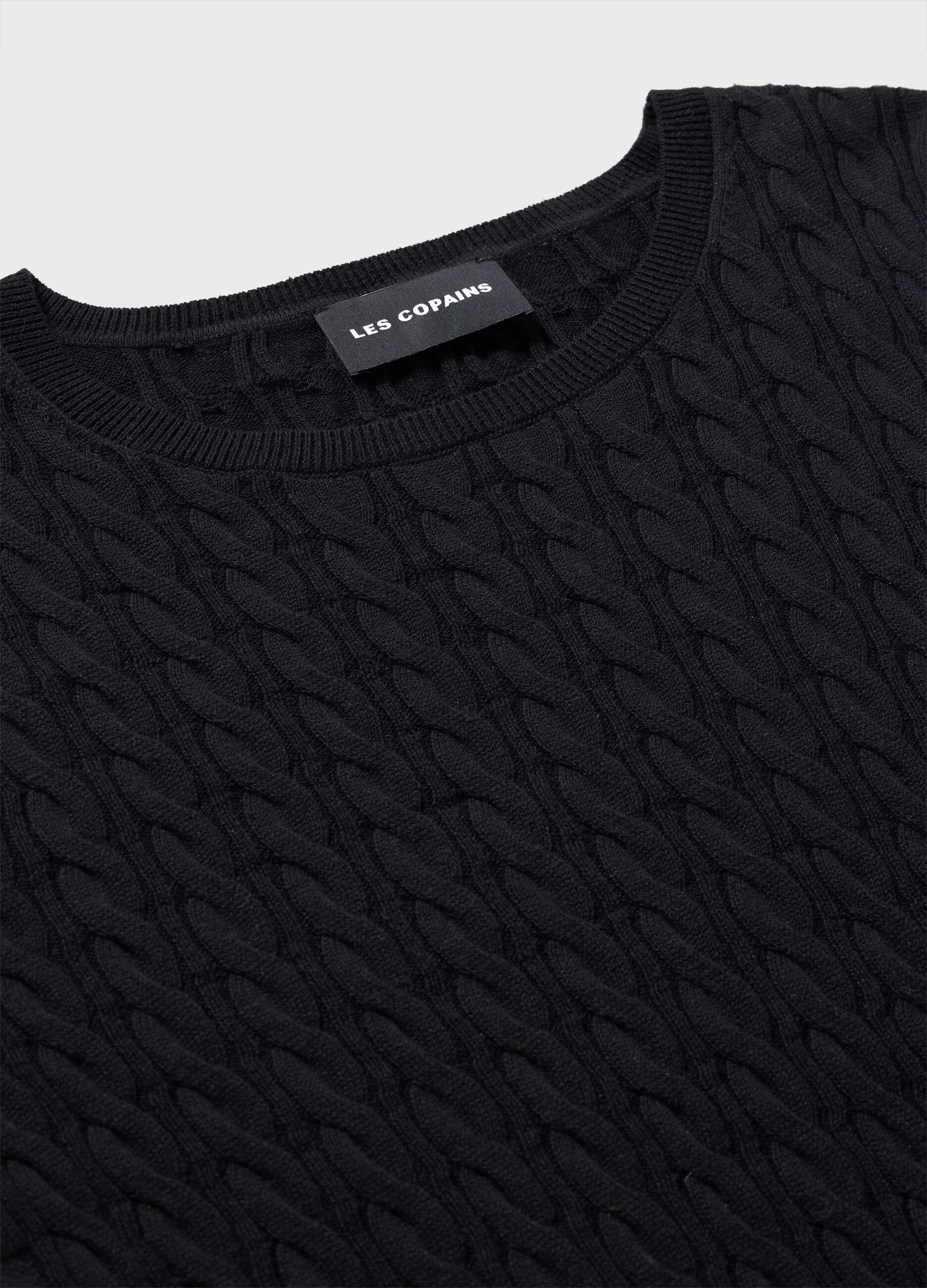 Black cotton and silk tricot sweater_6