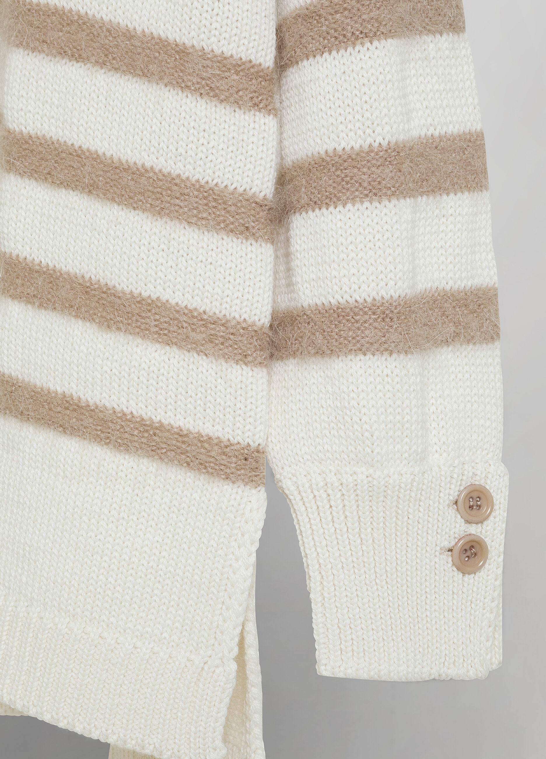 Striped pullover in virgin wool blend _6