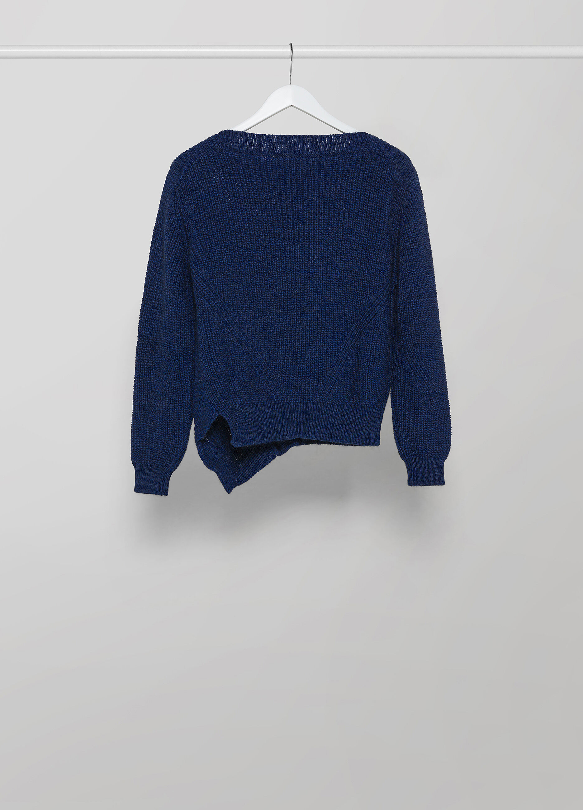 Tricot in wool and alpaca blend with cable design _5