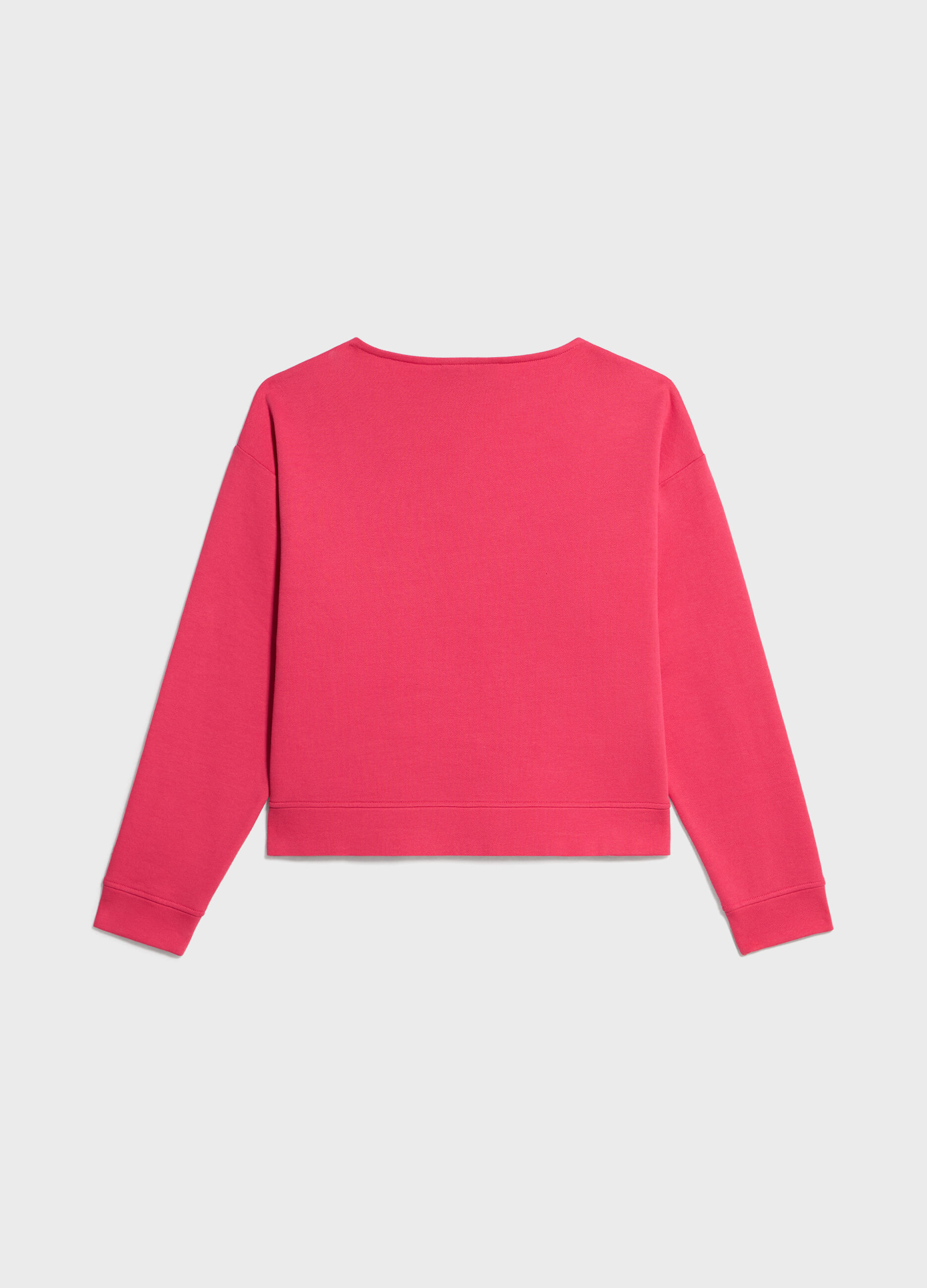 Pink pure cotton sweatshirt_5