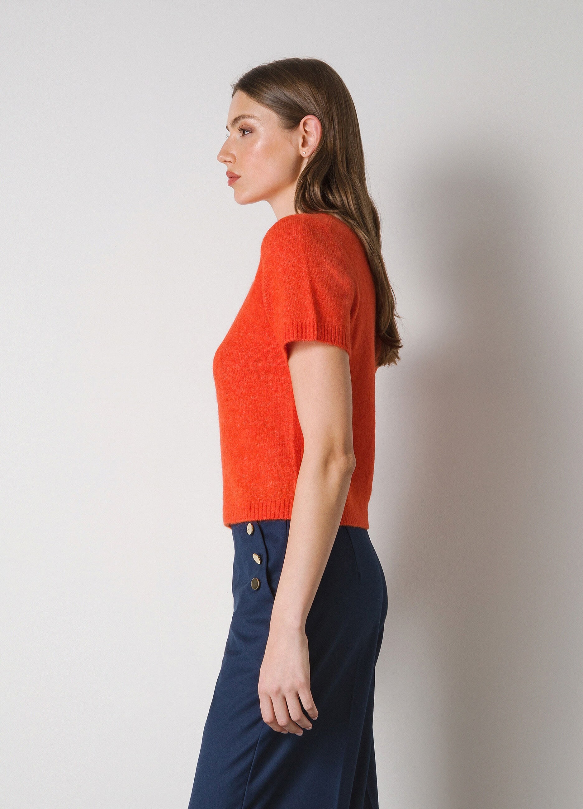 Short-sleeved alpaca wool-blend tricot_3