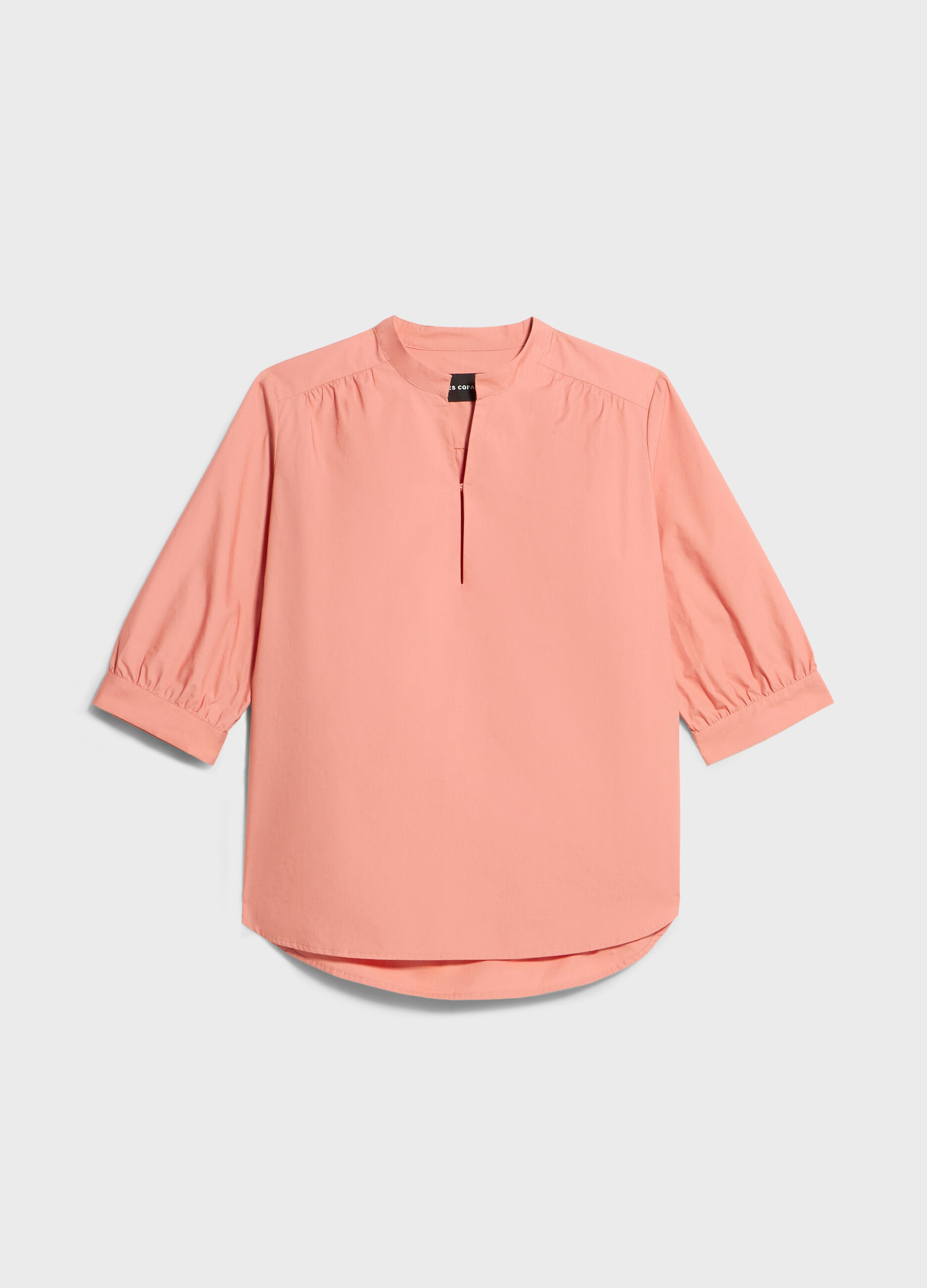Cotton blouse with three-quarter sleeves_4