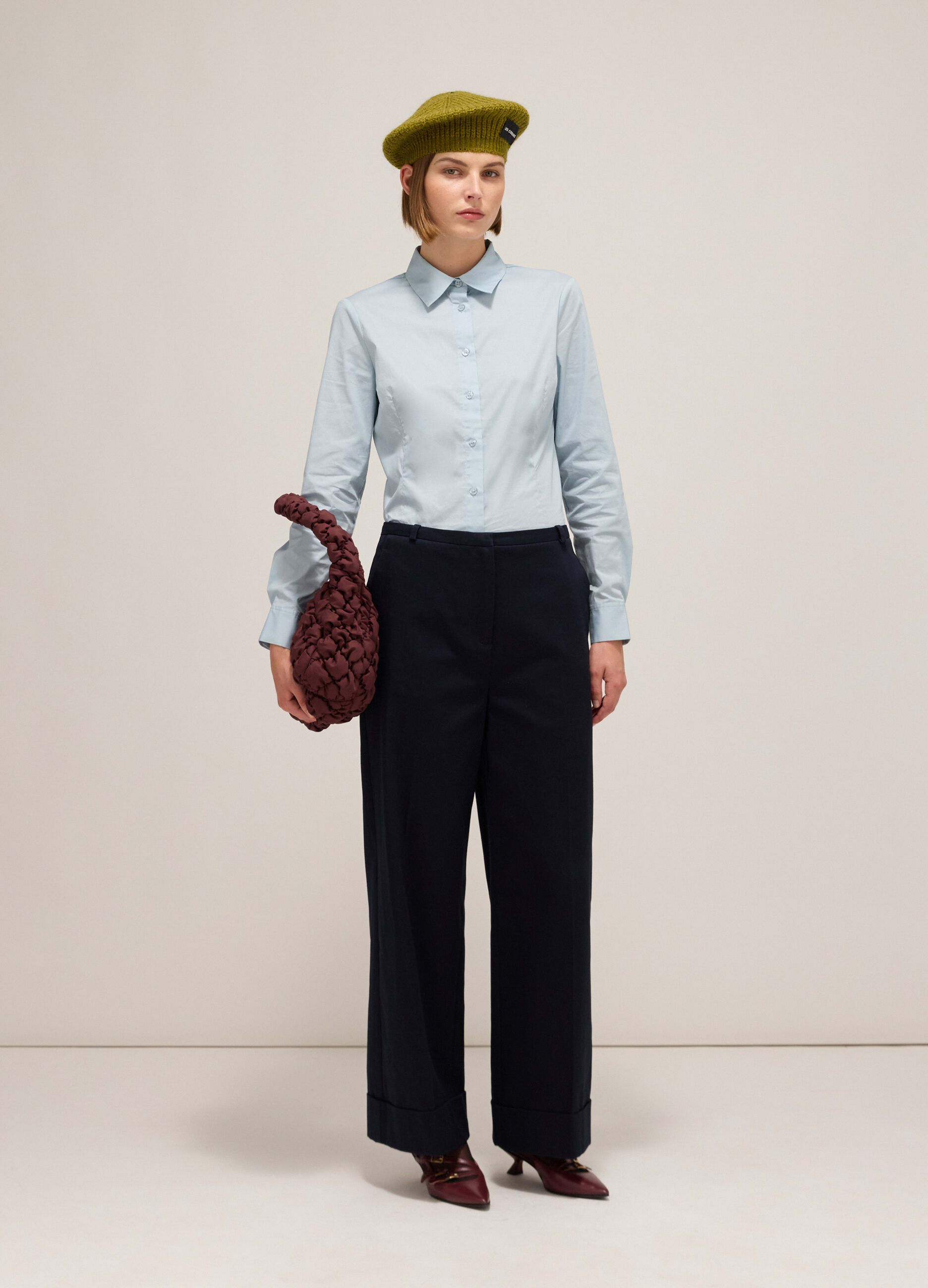 Pantaloni in twill di cotone