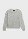 Knitted sweater with round neck_4