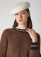 Wool and mohair blend tricot pullover_1