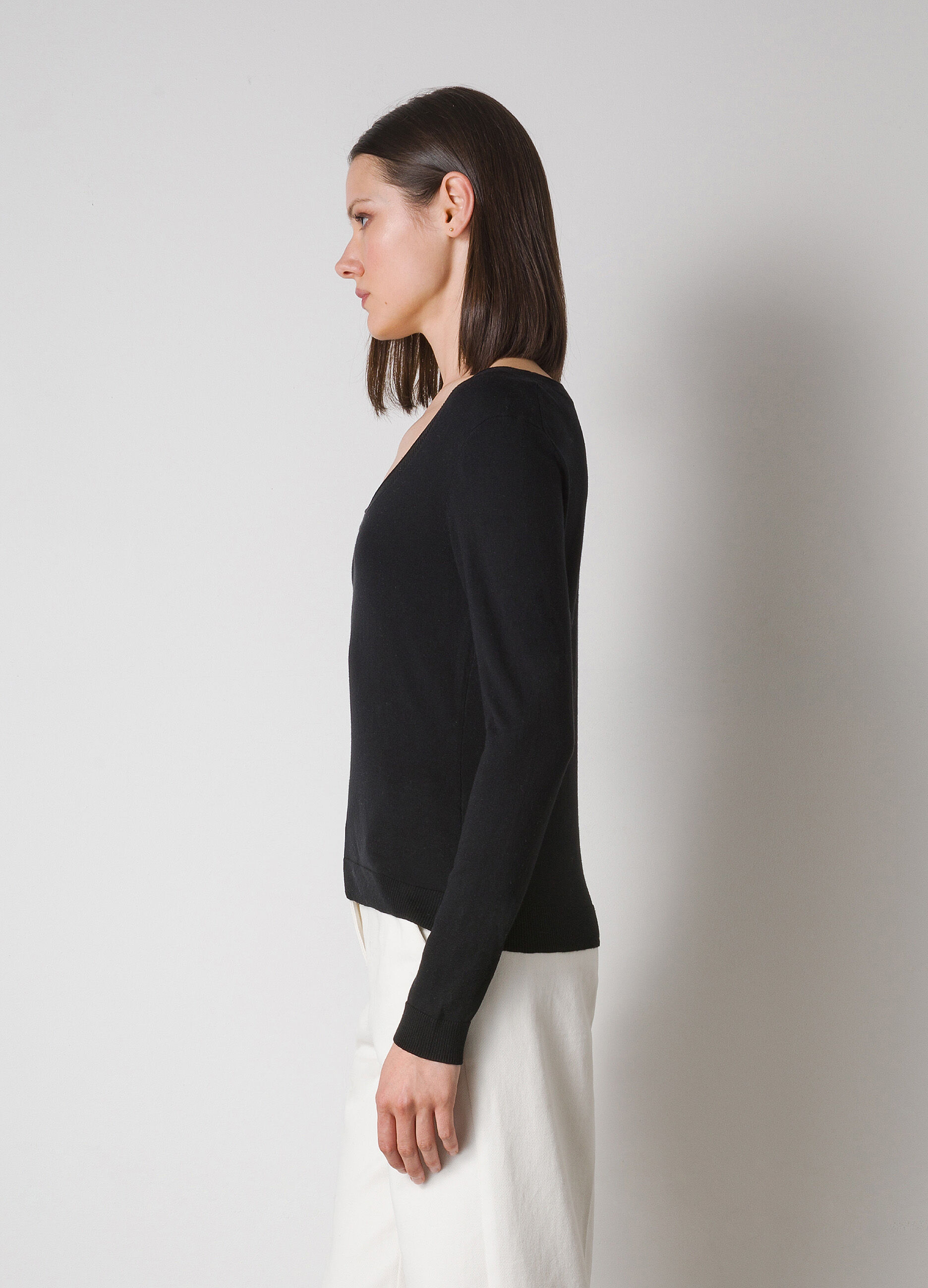 Round-neck silk-blend tricot_3