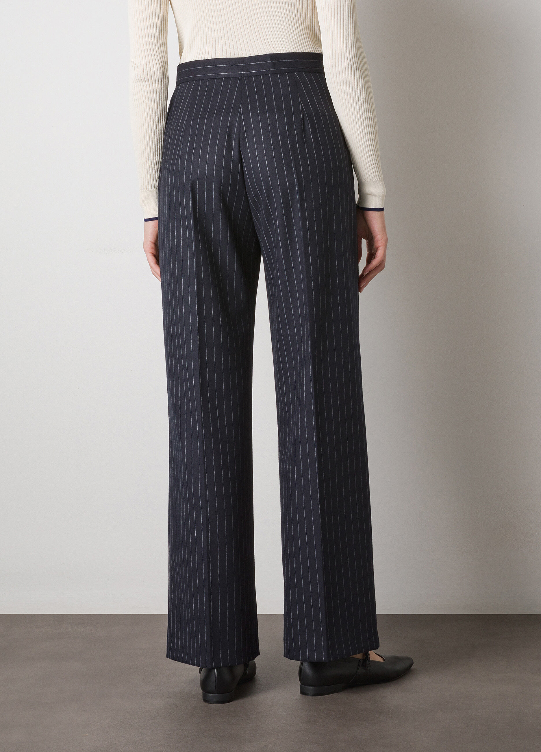 Pantalon palazzo à rayures