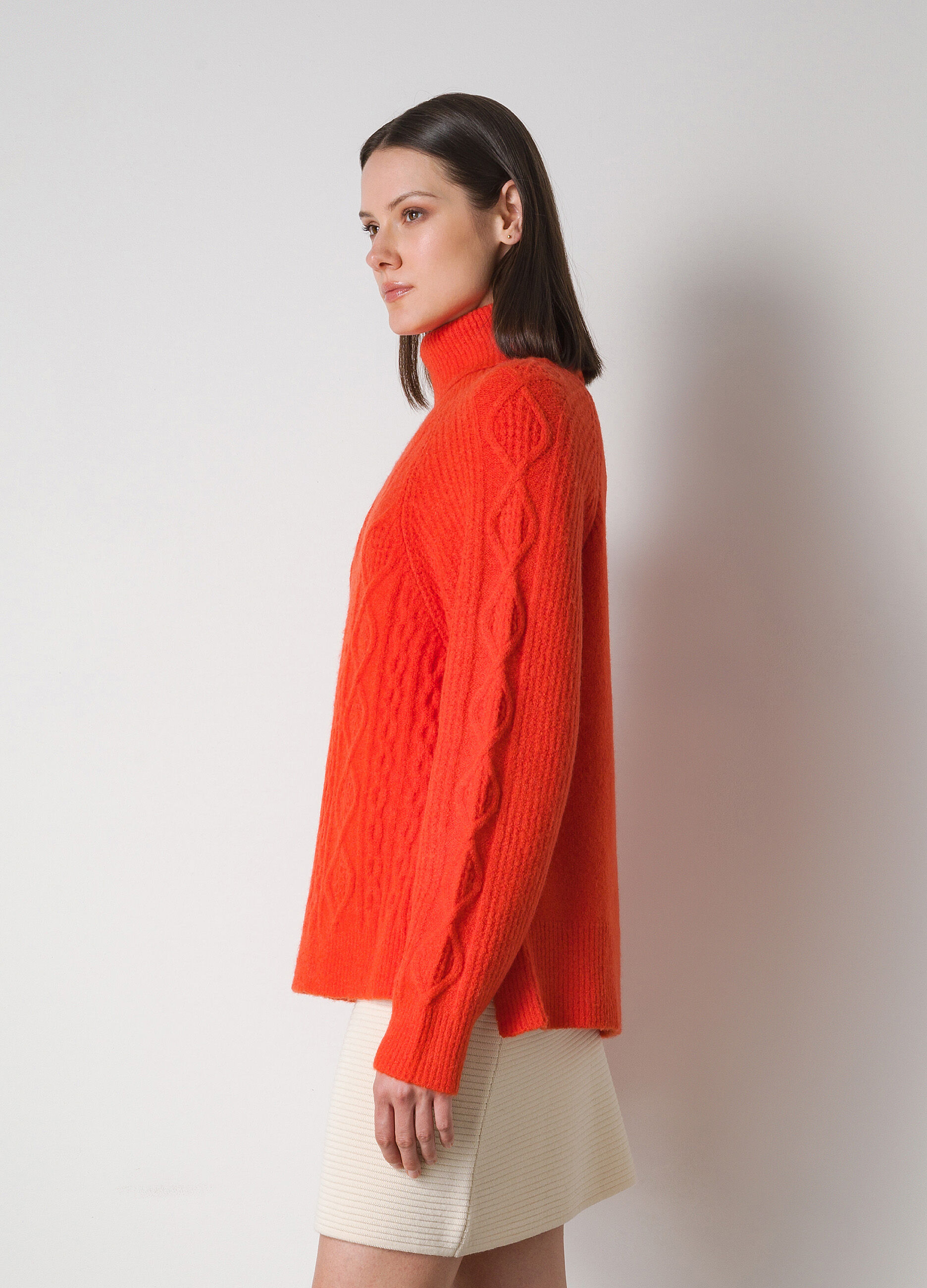 Wool-blend tricot pullover _3