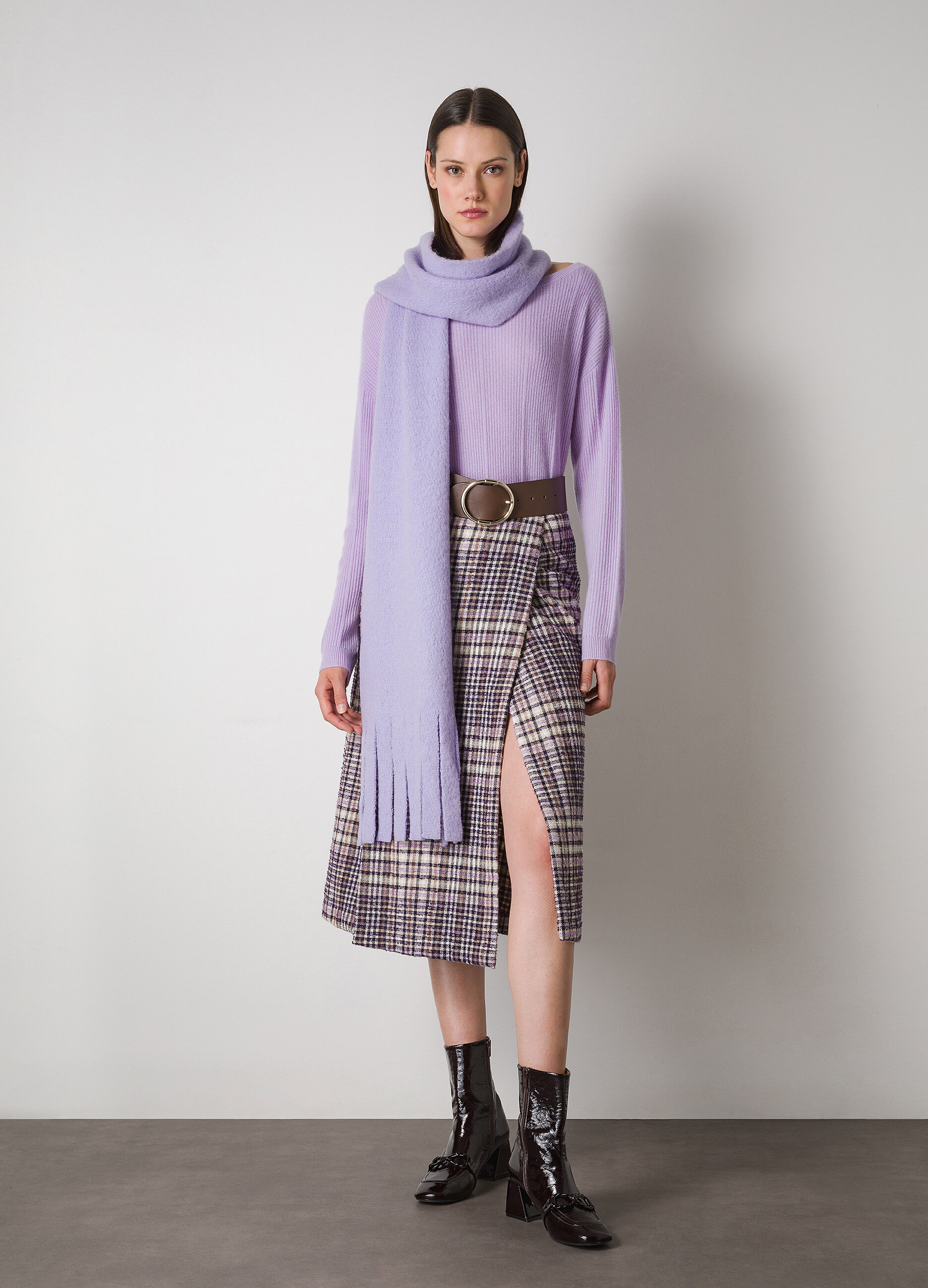 Pure cashmere tricot pullover _1