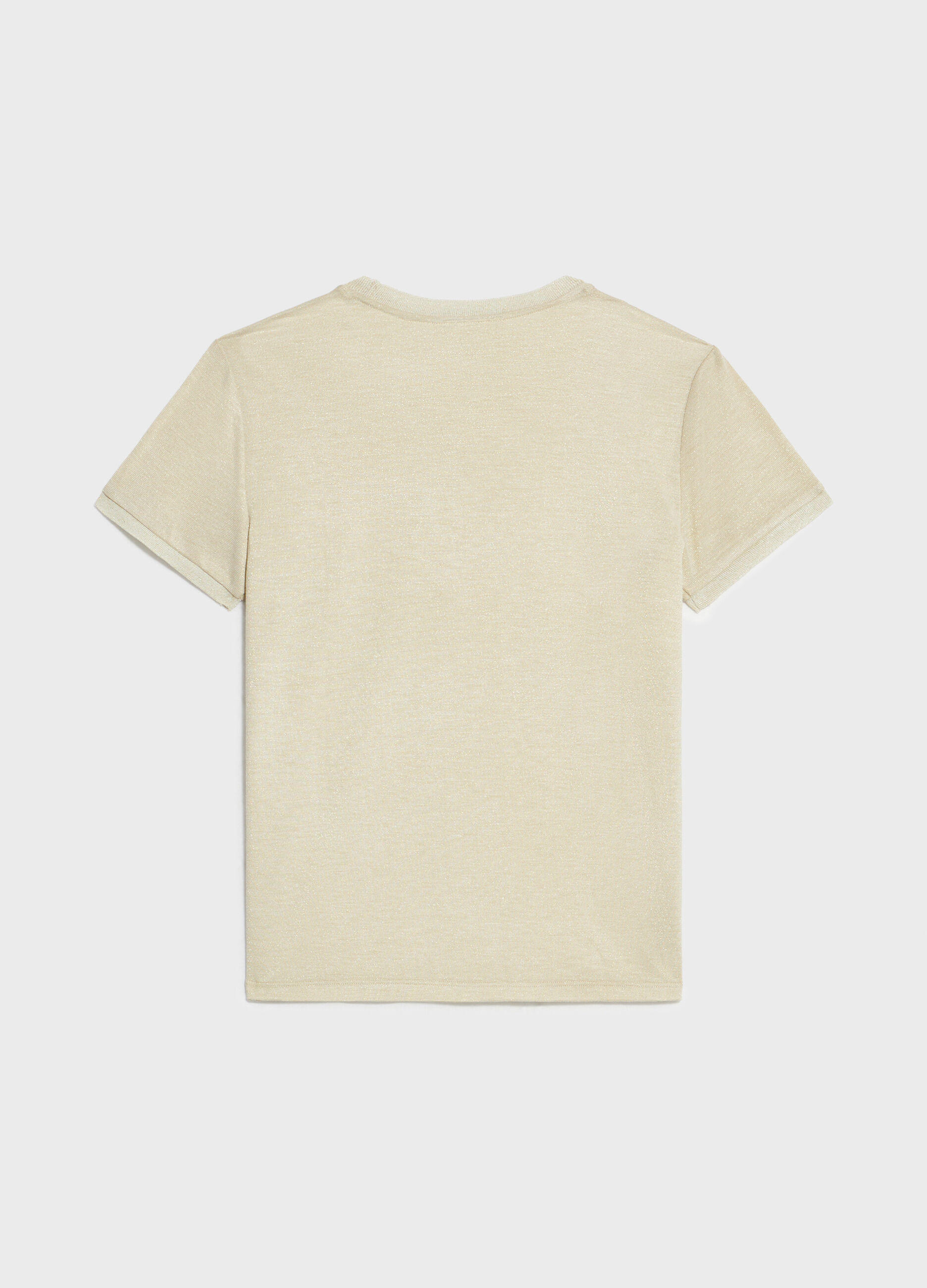 T-shirt à manches courtes en viscose mélangée