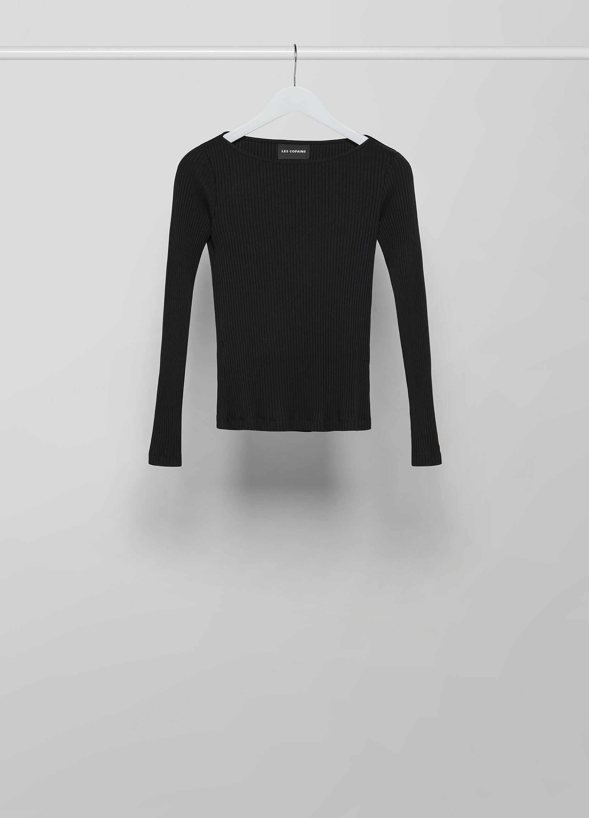 Long-sleeved T-shirt in stretch cotton_4