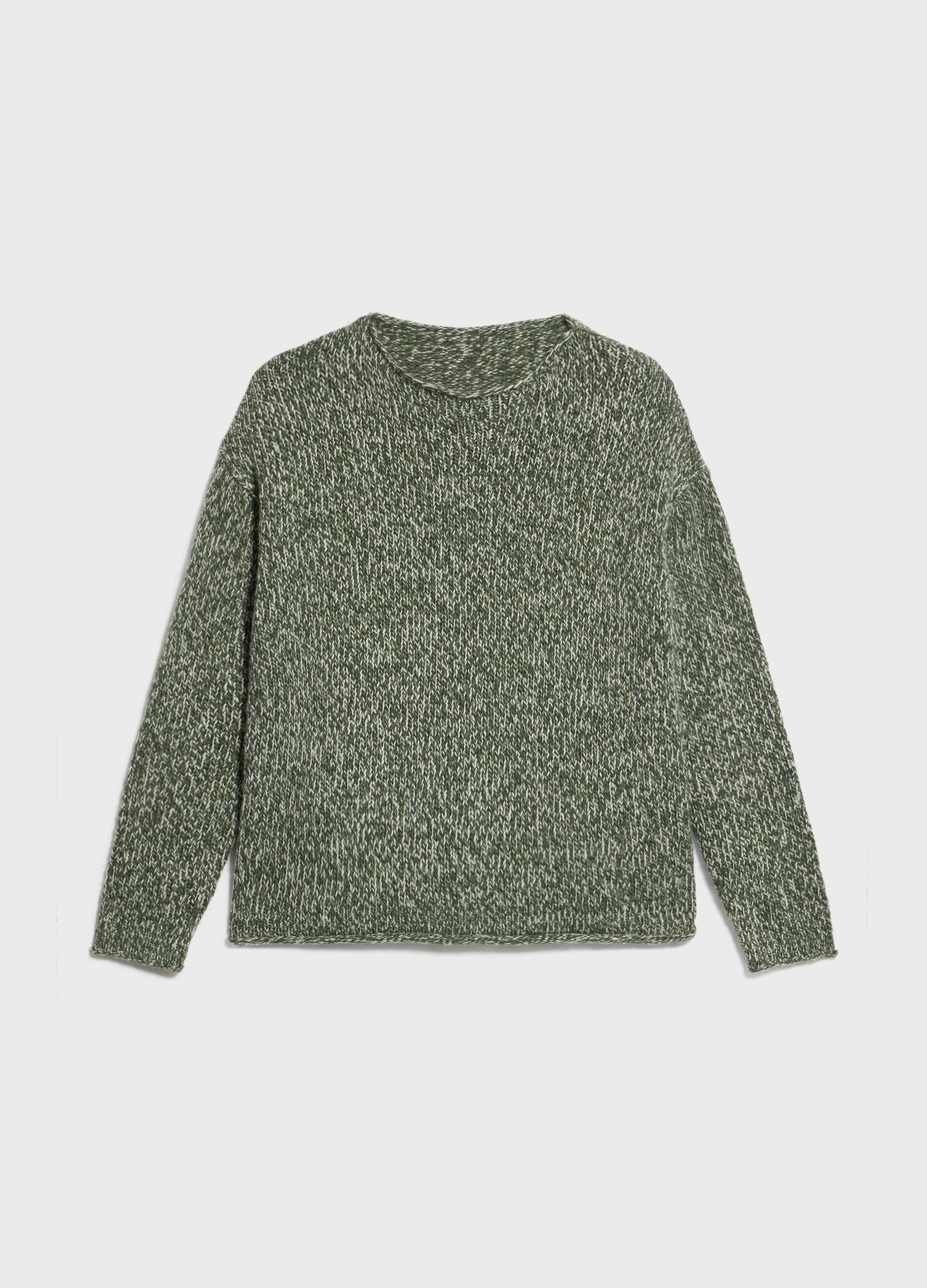 Mouliné knit sweater_4
