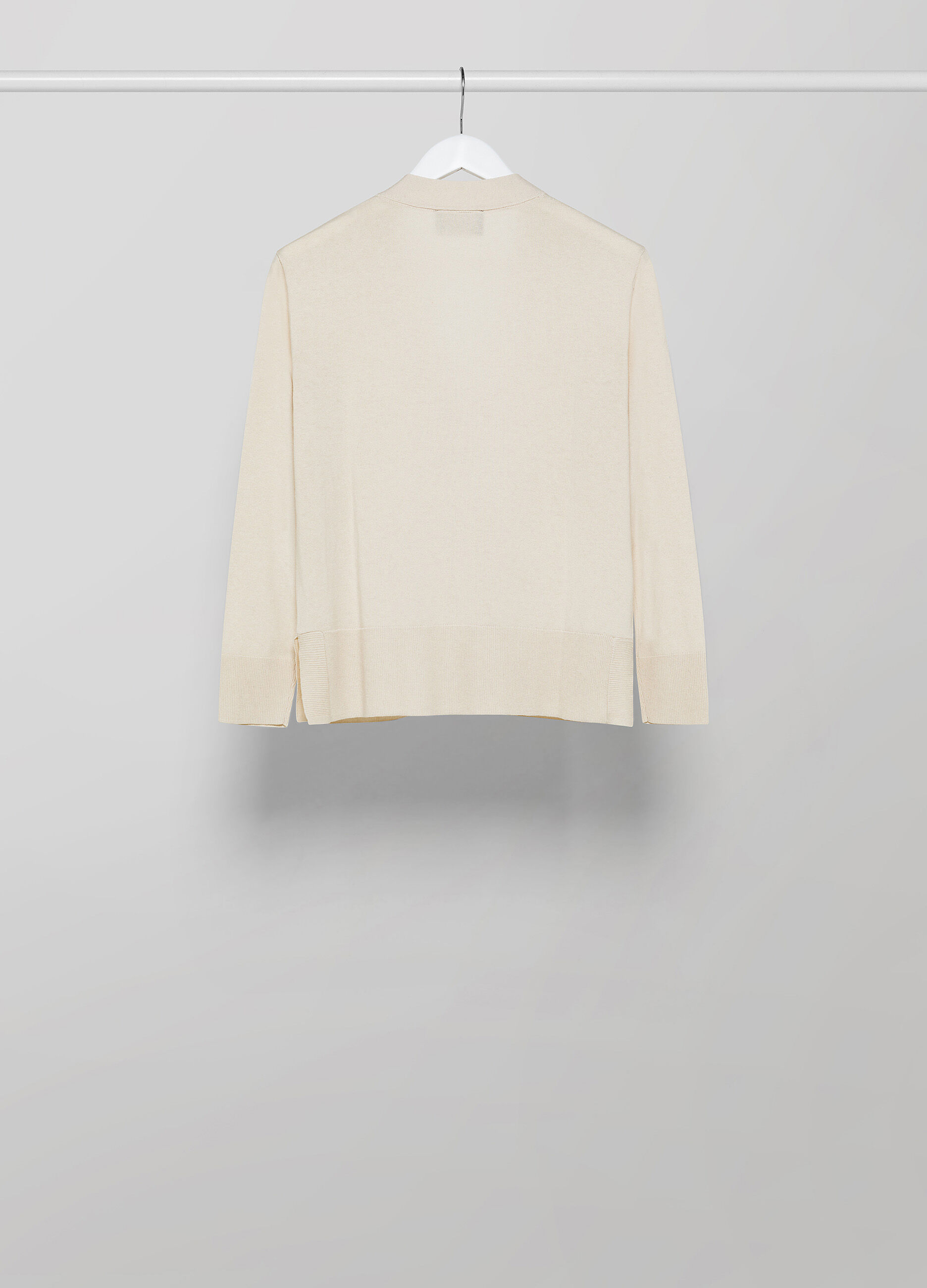 Silk cotton blend cardigan_5