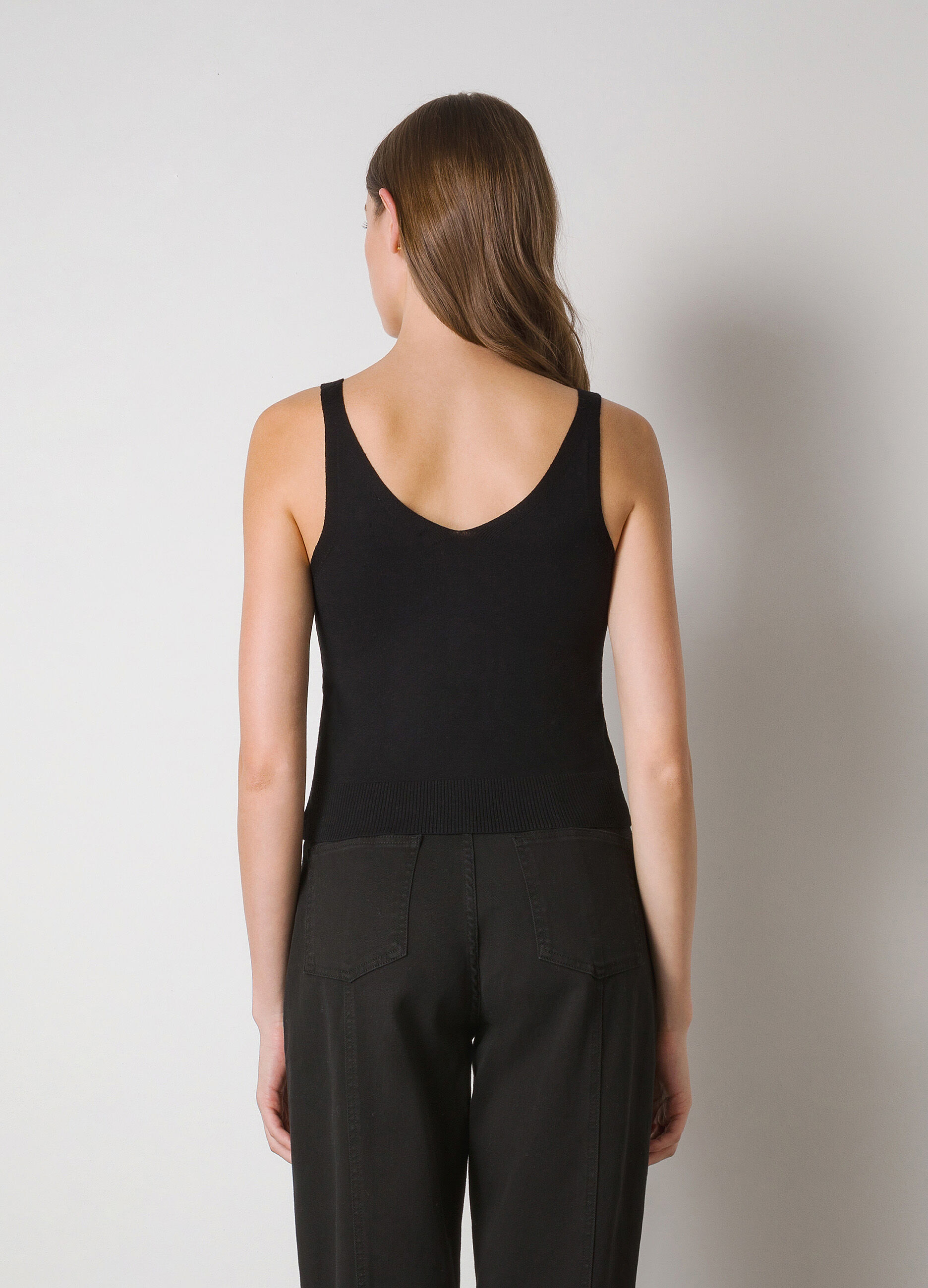 V-neck top