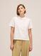 Short-sleeved T-shirt in cotton blend_1