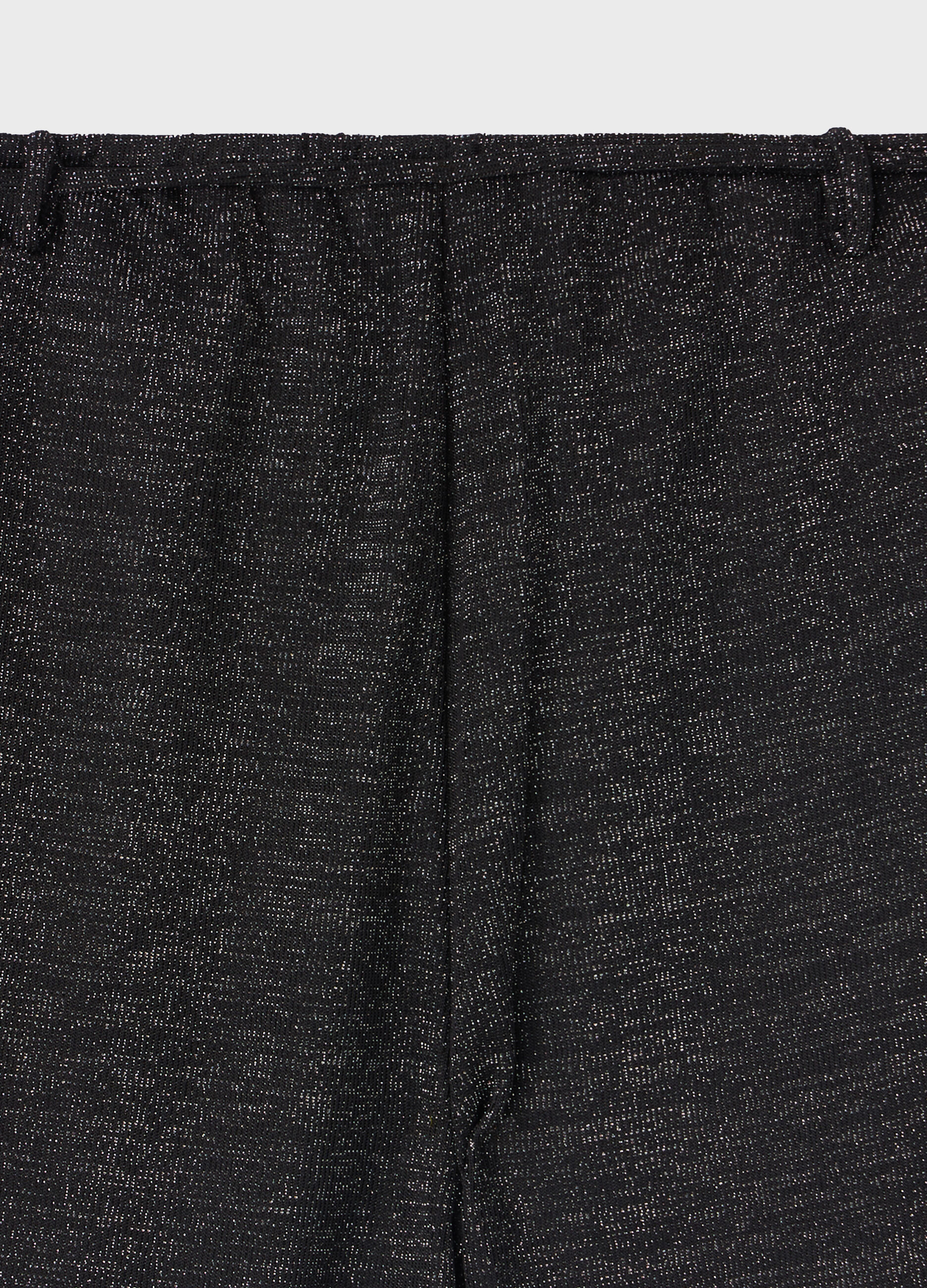 Pantaloni a palazzo con effetto metallizzato