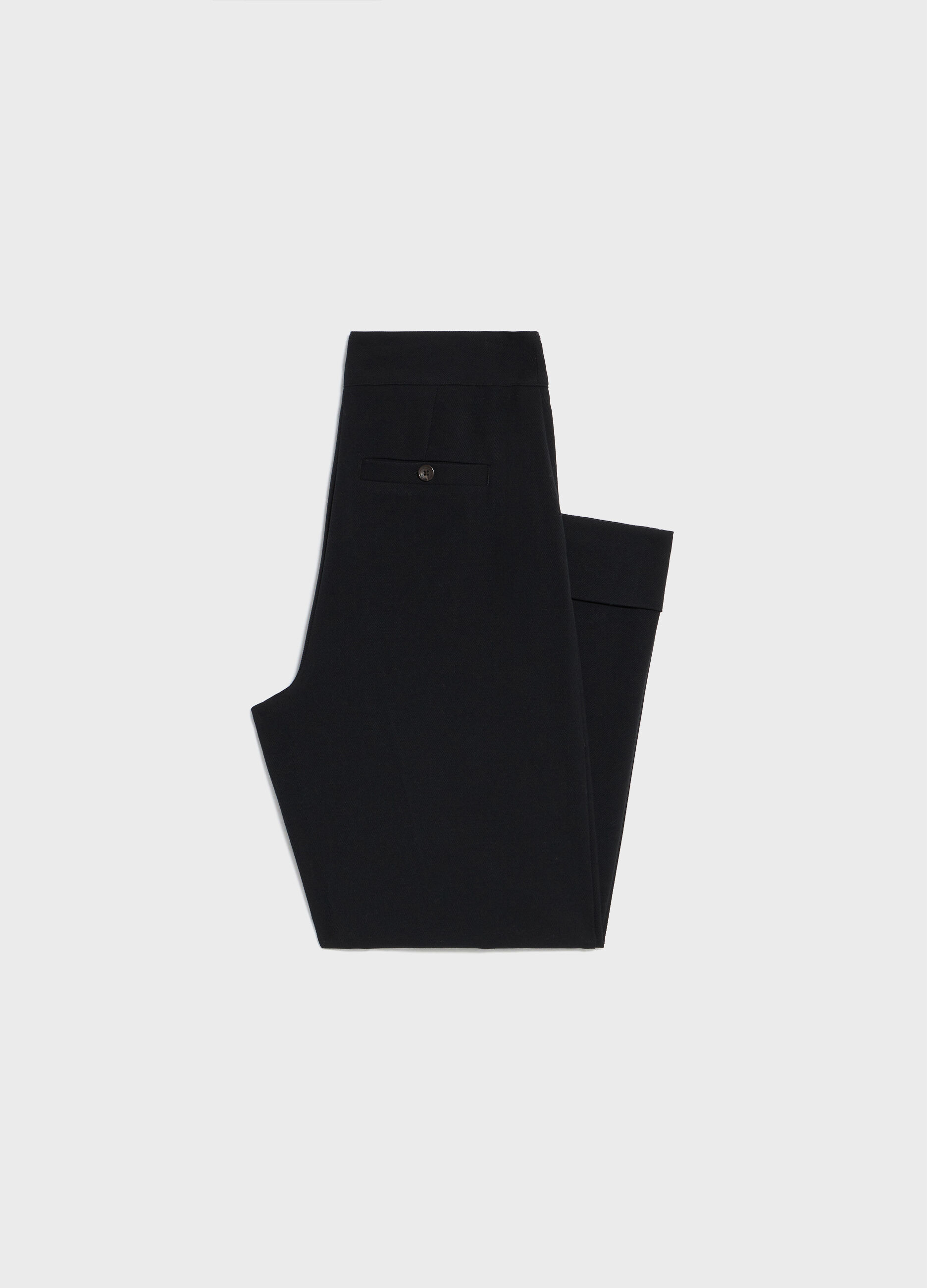 Pantaloni straight fit con risvolto