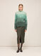 Turtle-neck sweater in mohair blend mélange _0