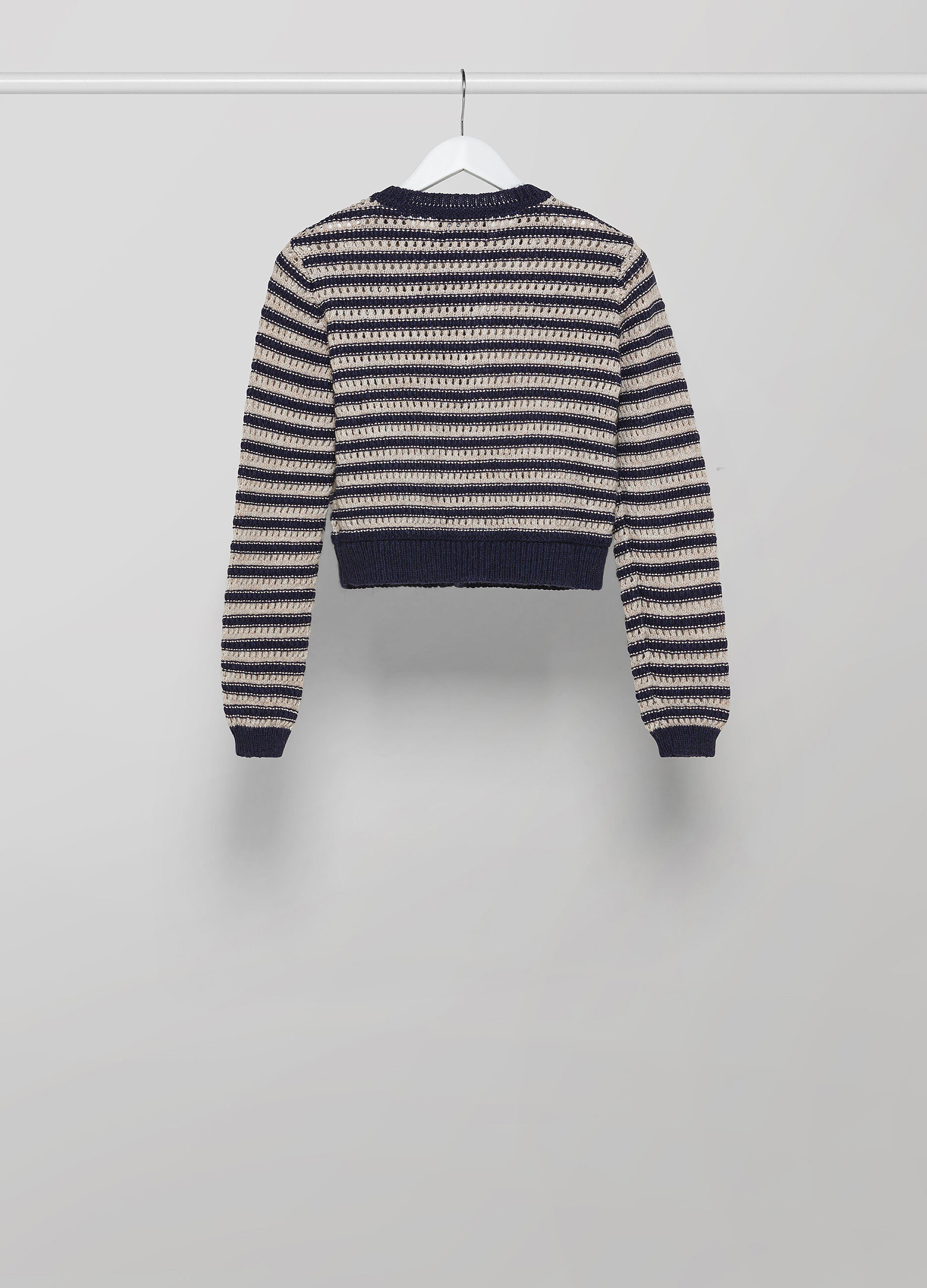 Alpaca wool-blend tricot cardigan _5