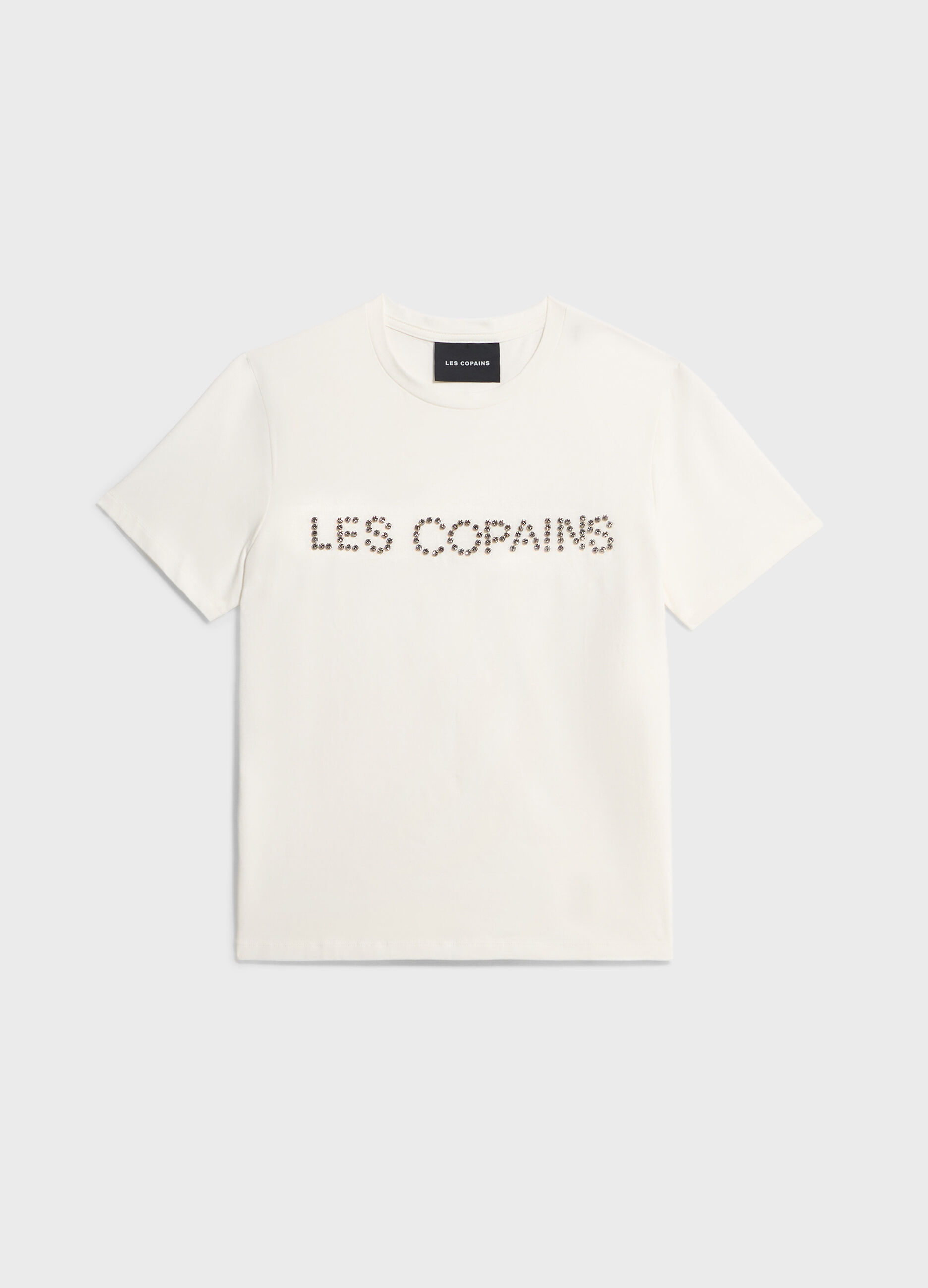 T-shirt à manches courtes avec strass