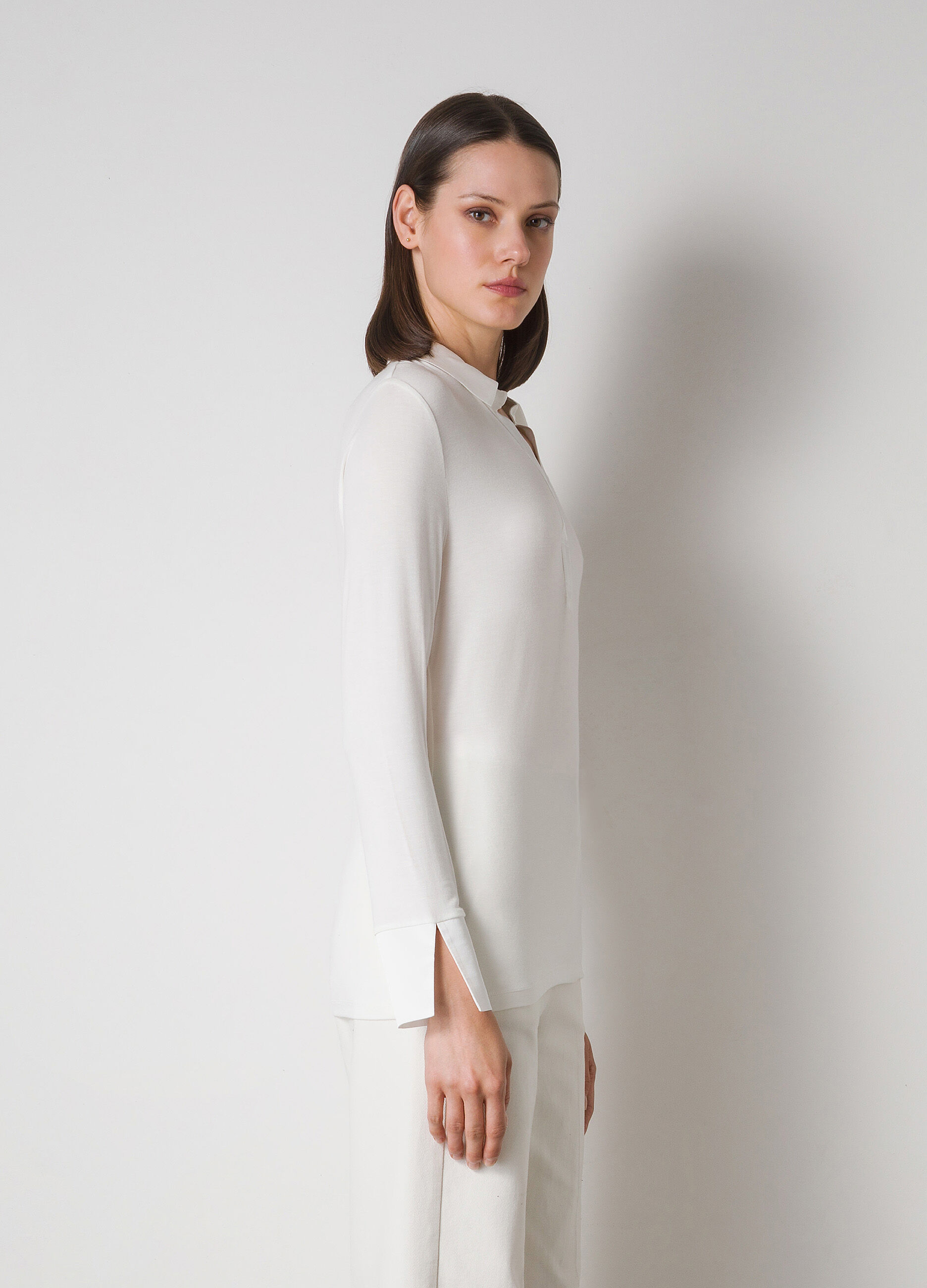 Stretch fabric blouse 
