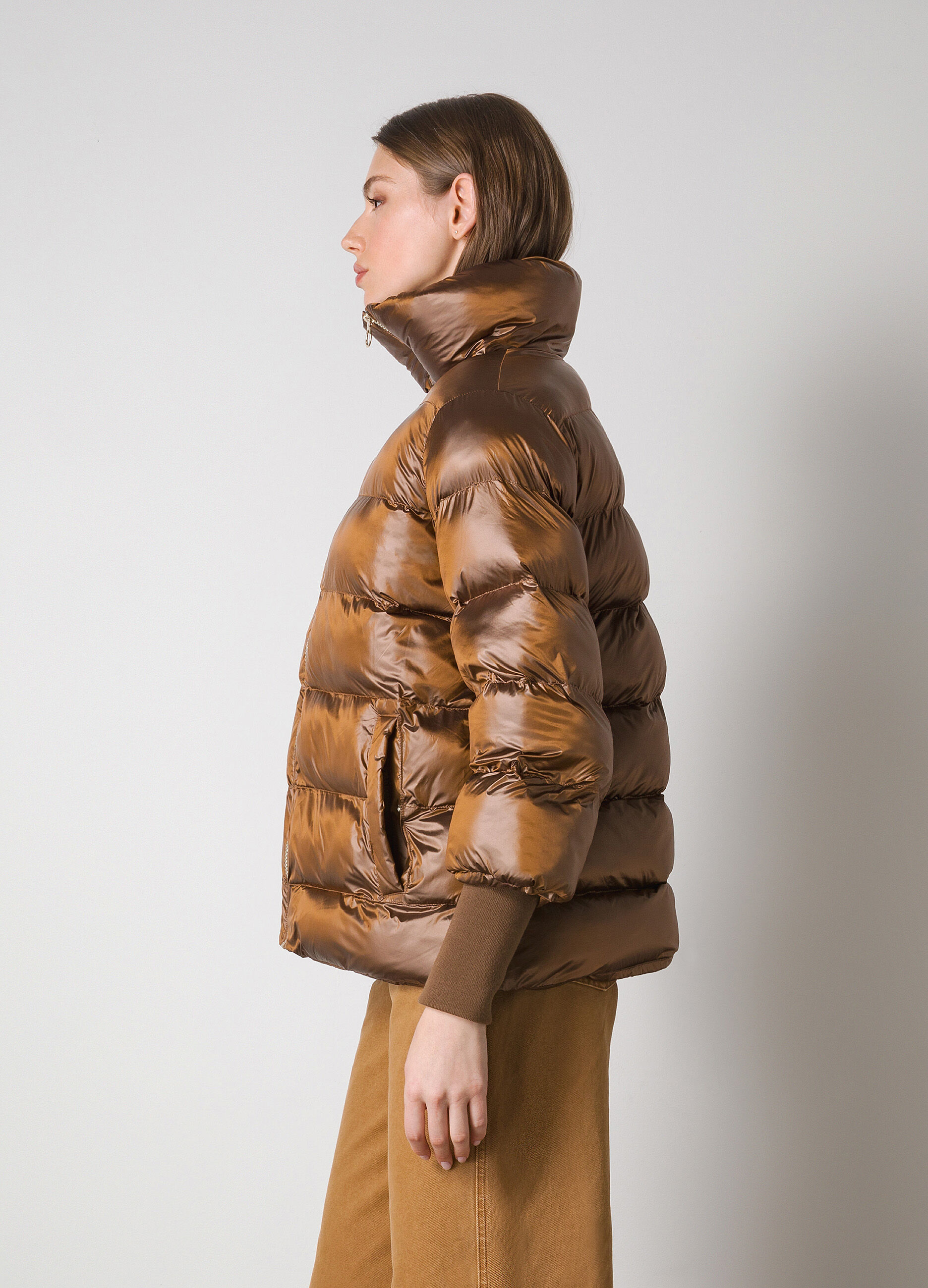 Brushed-effect padded jacket_3
