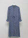 Blue long sleeve shirtdress_4