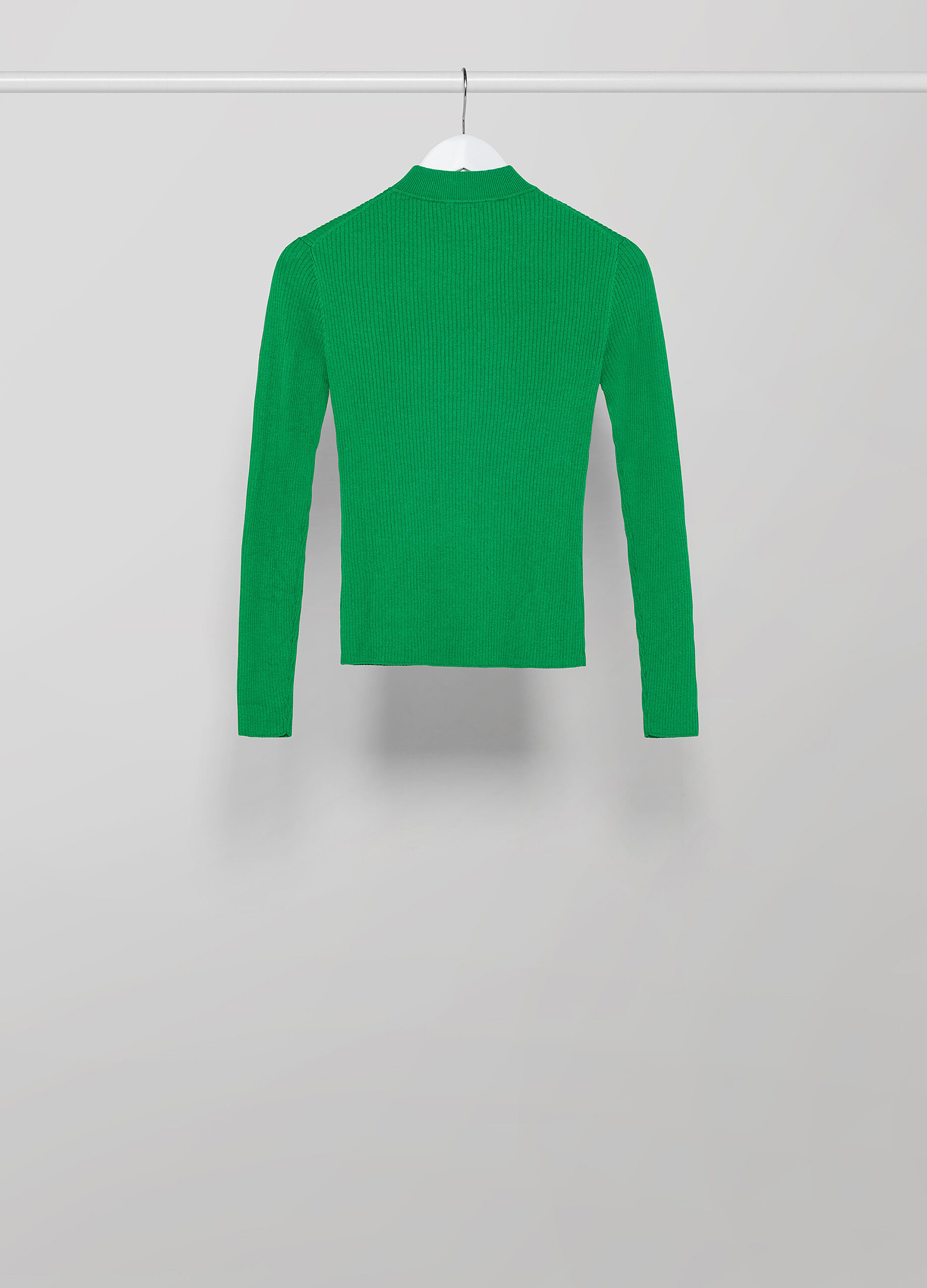 Ribbed silk-blend tricot