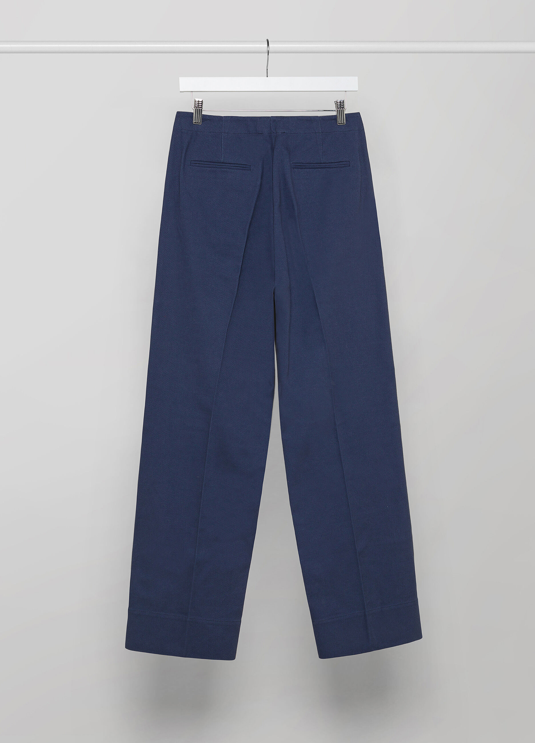 Palazzo pants in pure cotton twill_5