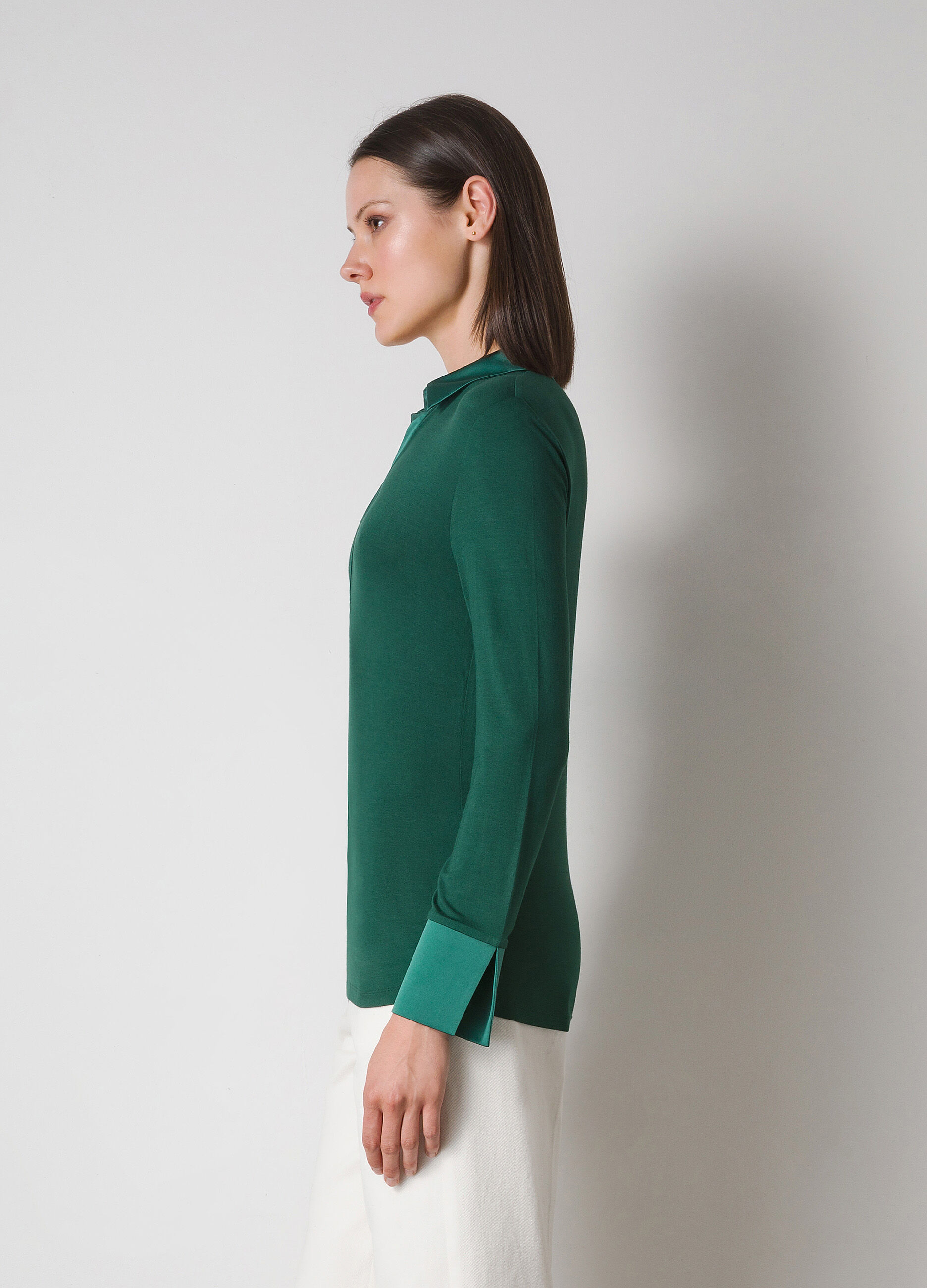 Stretch fabric blouse 