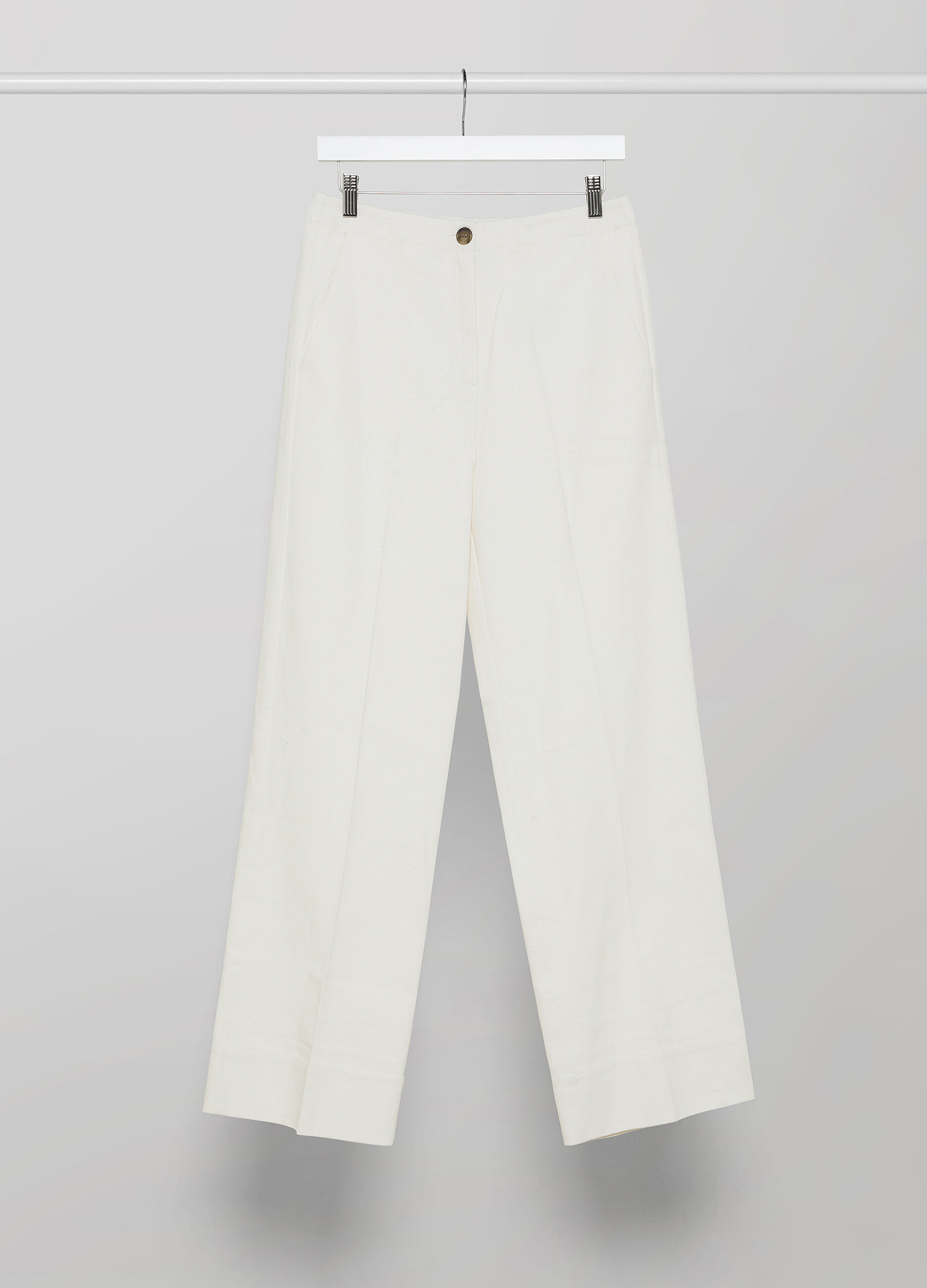 Palazzo pants in pure cotton twill_4